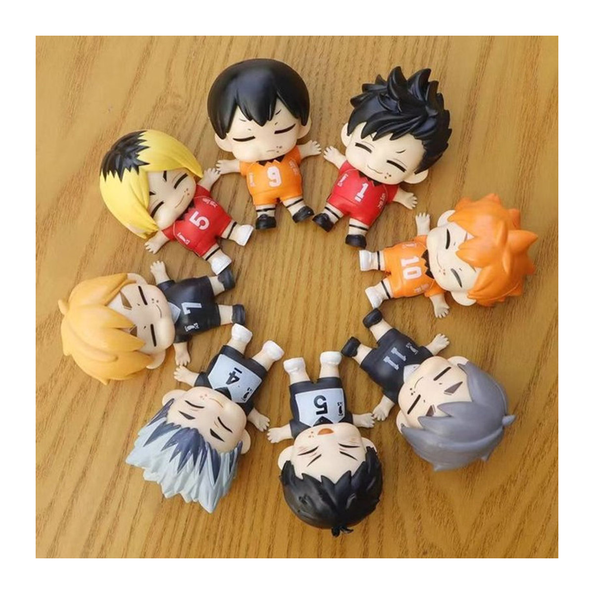 Bandai Haikyuu!! Anime Figuren Set aus PVC, mehrfarbig, Dekoration für Fans - Bild 1