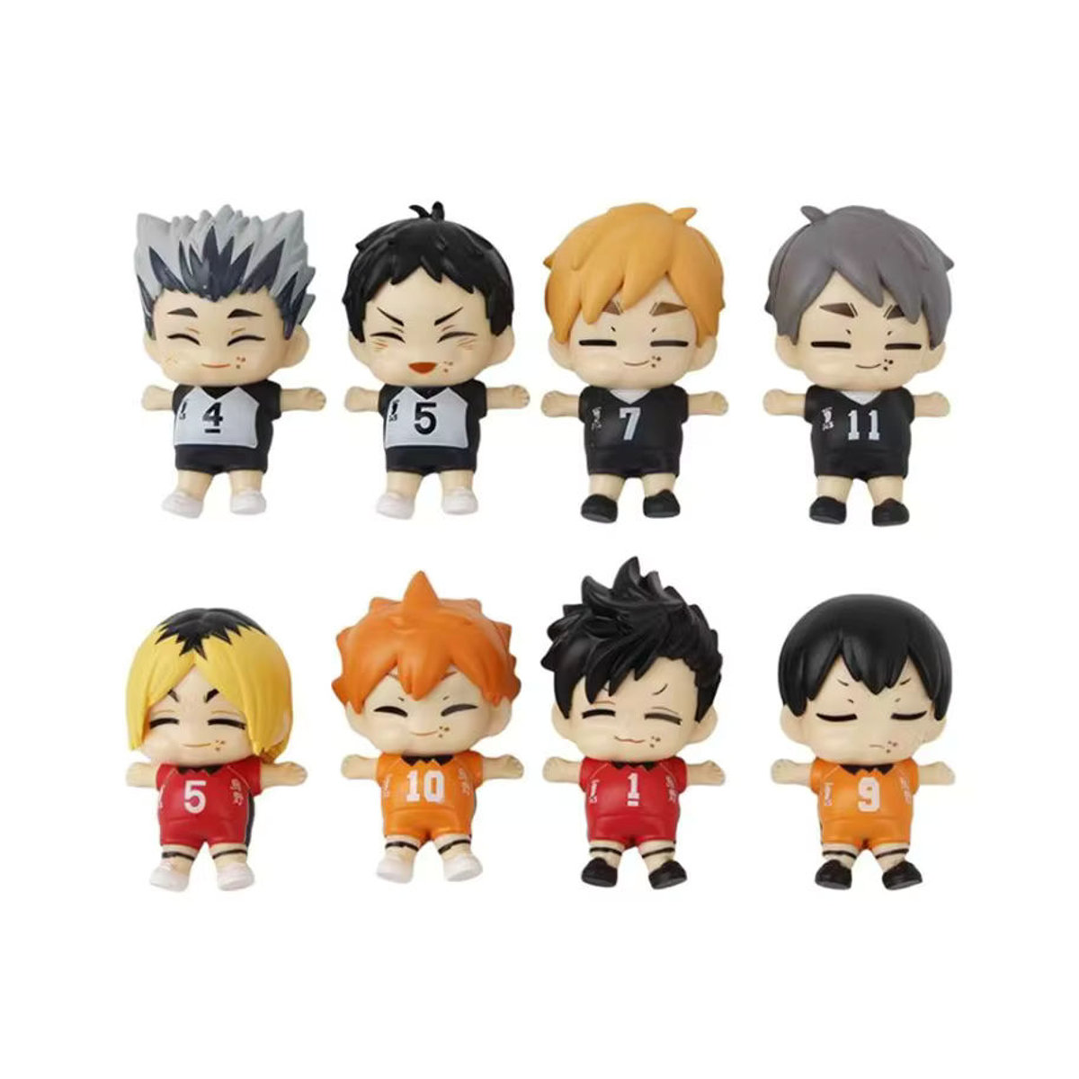 Bandai Haikyuu!! Anime Figuren Set aus PVC, mehrfarbig, Dekoration für Fans - Bild 2