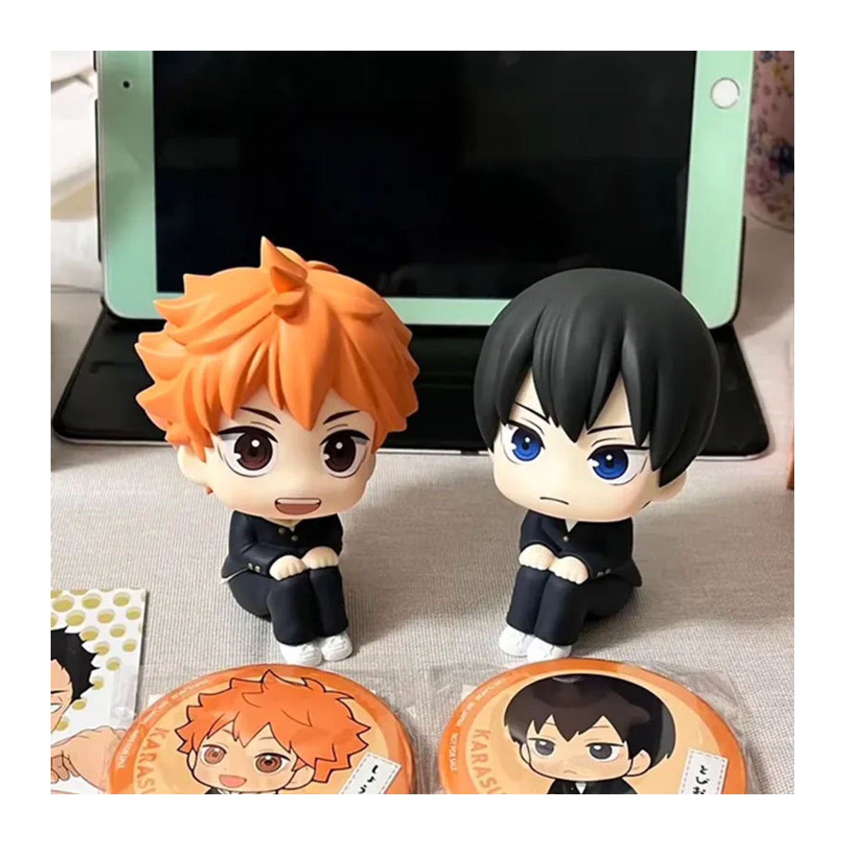 Bandai Haikyuu Anime Figuren Set Hinata Shoyo und Tobio Kageyama, 2er-Set, mehrfarbig, Höhe: 10 cm - Bild 3