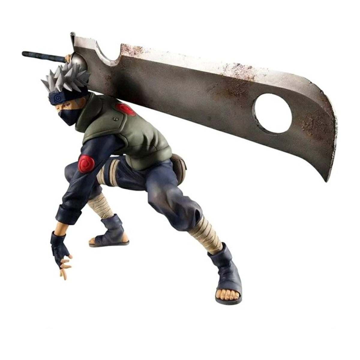 Bandai Hatake Kakashi Anime Figur aus Naruto als mehrfarbige Actionfigur aus Kunststoff für Kinder und als Auto-Ornament - Bild 1