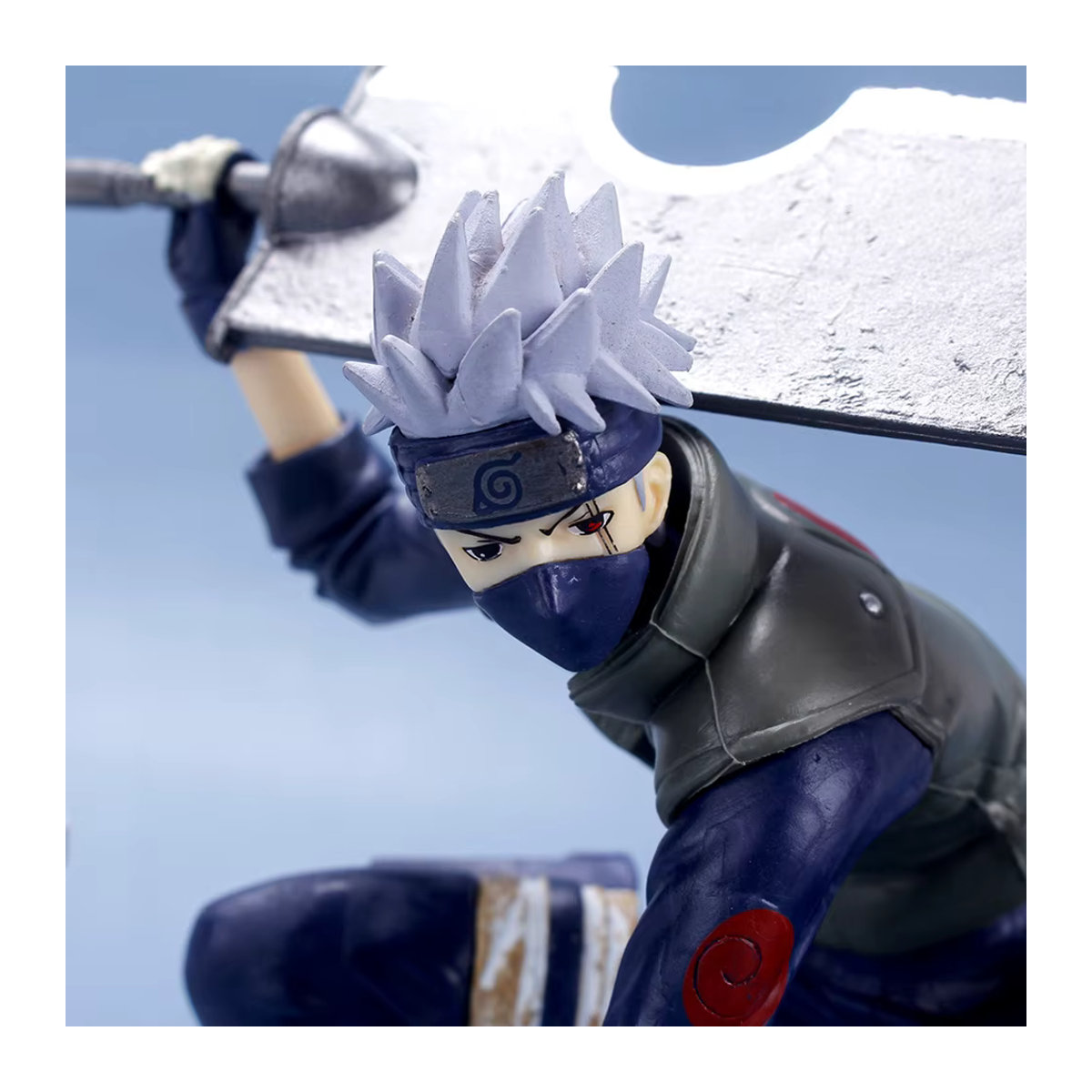 Bandai Hatake Kakashi Anime Figur aus Naruto als mehrfarbige Actionfigur aus Kunststoff für Kinder und als Auto-Ornament - Bild 4