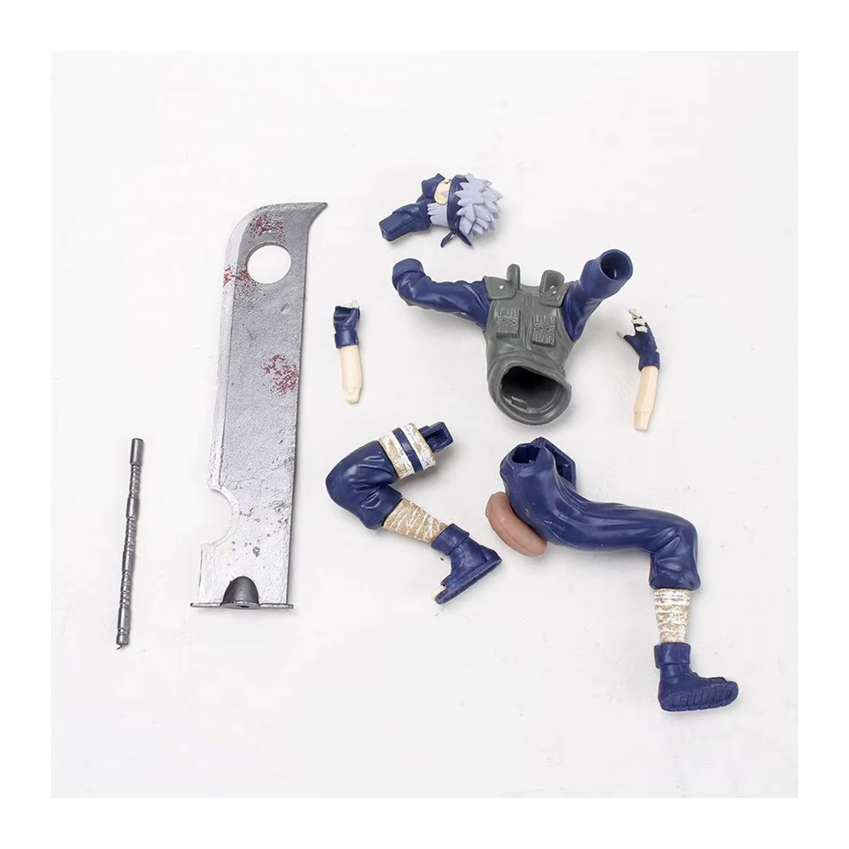 Bandai Hatake Kakashi Anime Figur aus Naruto als mehrfarbige Actionfigur aus Kunststoff für Kinder und als Auto-Ornament - Bild 5