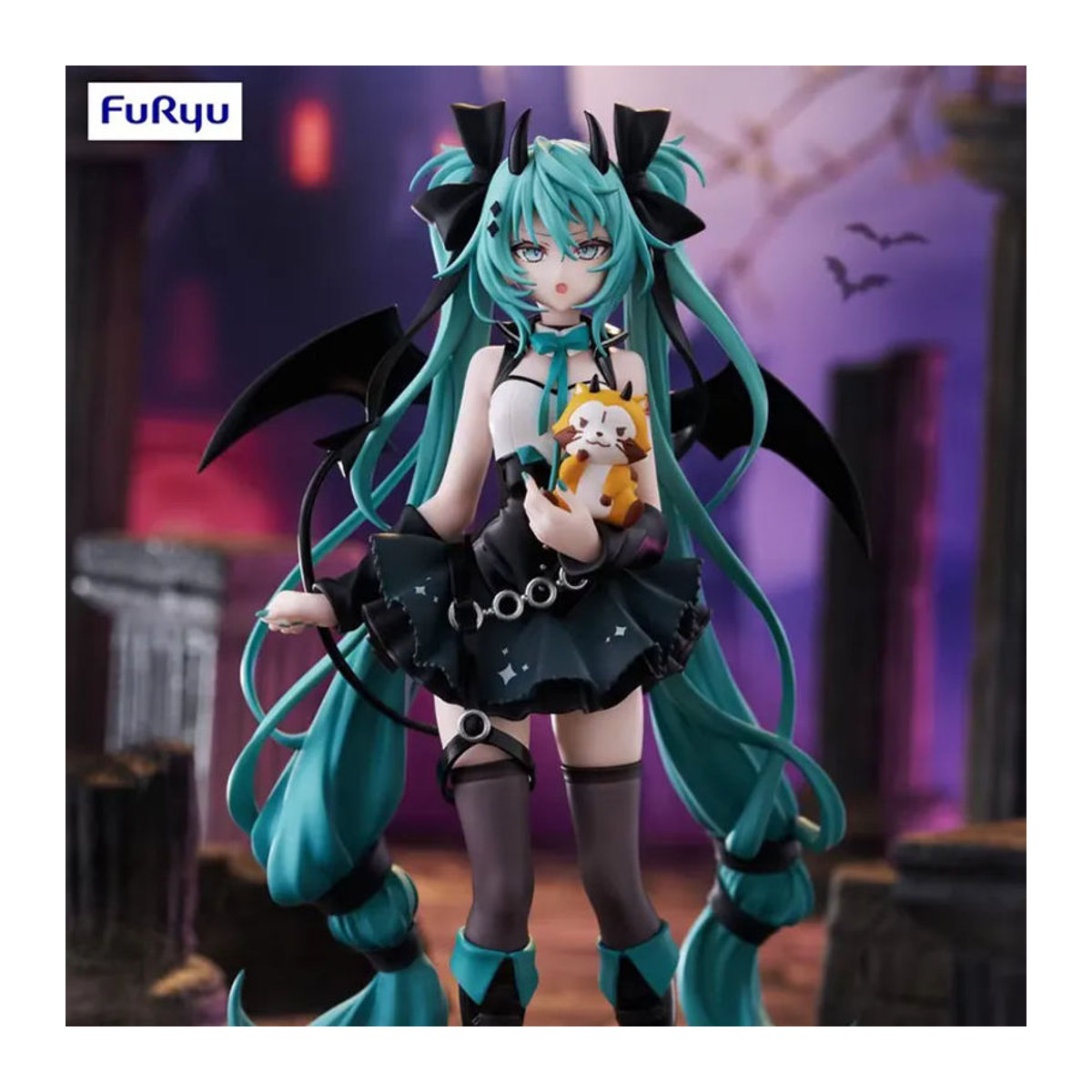 Bandai Hatsune Miku Actionfigur Kleiner Teufel Waschbär, mehrfarbig, Höhe: 19 cm - Bild 4