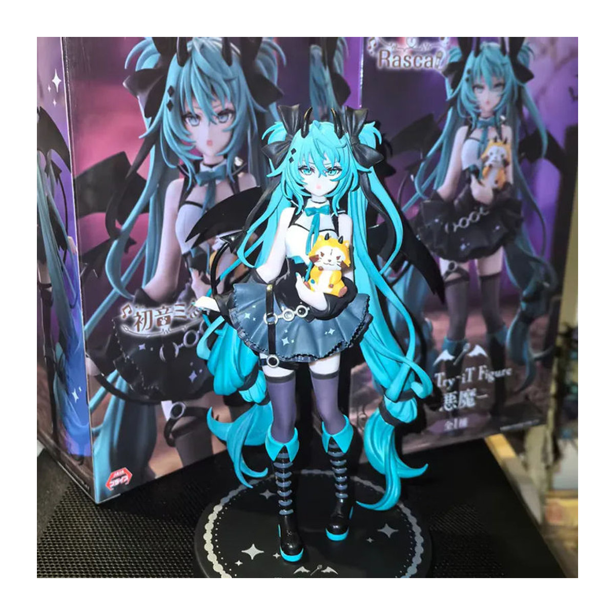 Bandai Hatsune Miku Actionfigur Kleiner Teufel Waschbär, mehrfarbig, Höhe: 19 cm - Bild 6