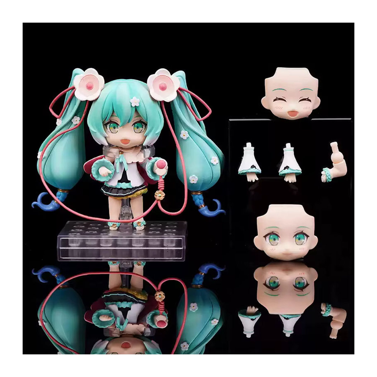 Bandai Hatsune Miku Anime Action Figur Sakura Schnee Modell aus Kunststoff, mehrfarbig - Bild 4