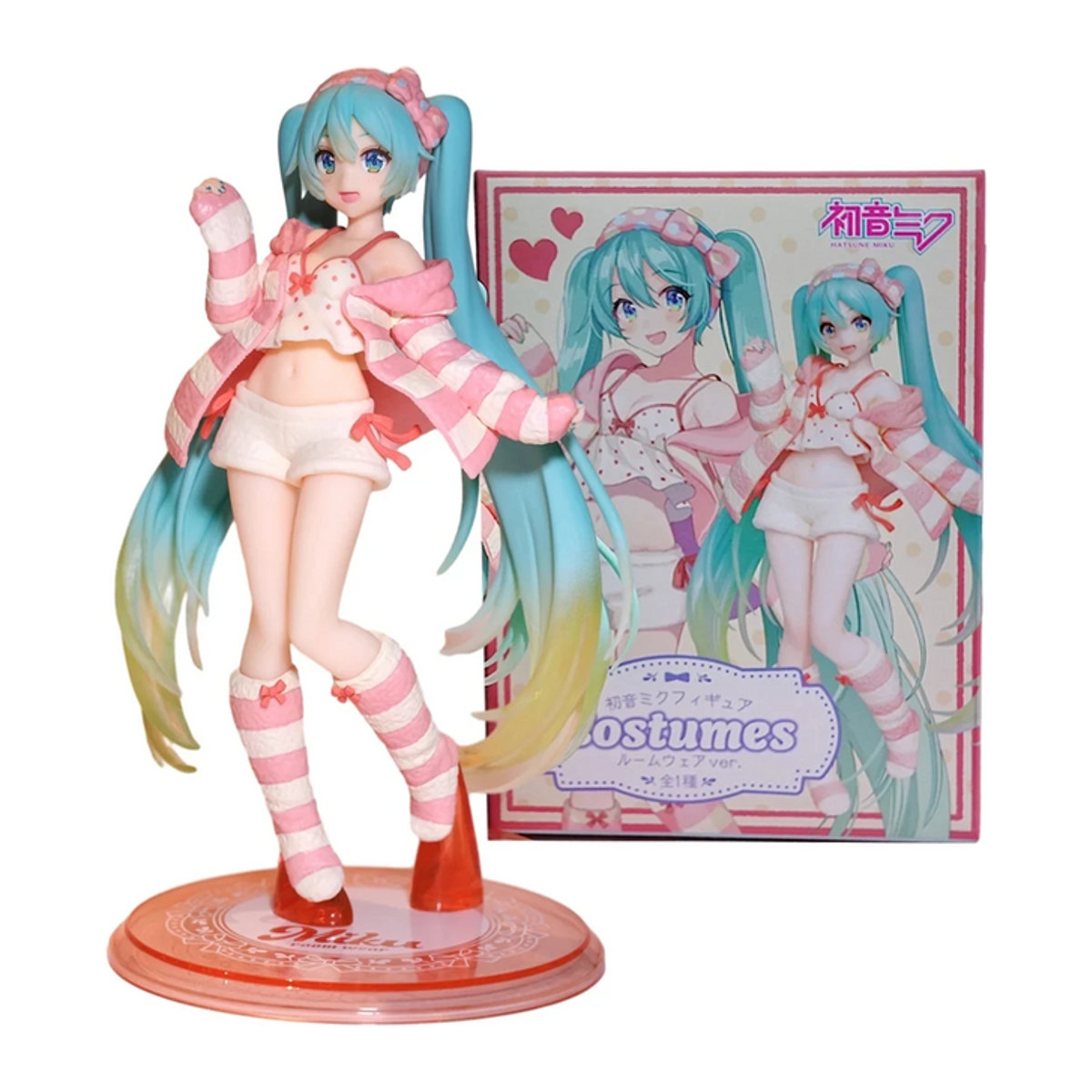 Bandai Hatsune Miku Anime Action Figure in Pyjama-Outfit, mehrfarbig, Höhe: 20 cm - Bild 1