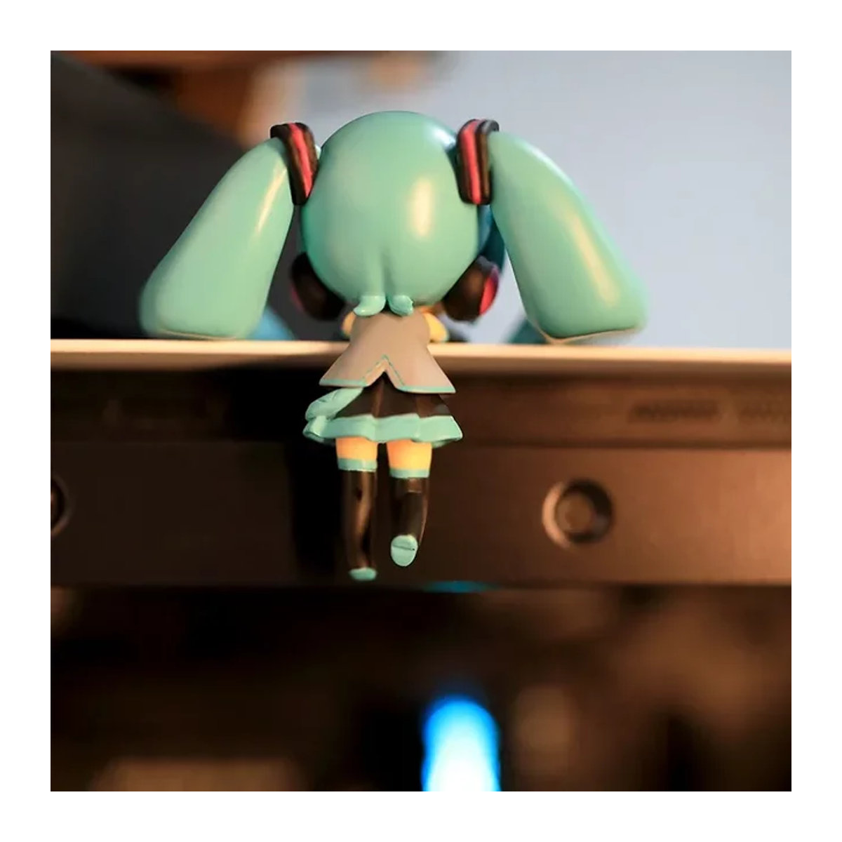 Bandai Hatsune Miku Anime Action Figure Q Version Pferdeschwanz Modell aus PVC, mehrfarbig, Höhe: 7,5 cm - Bild 1