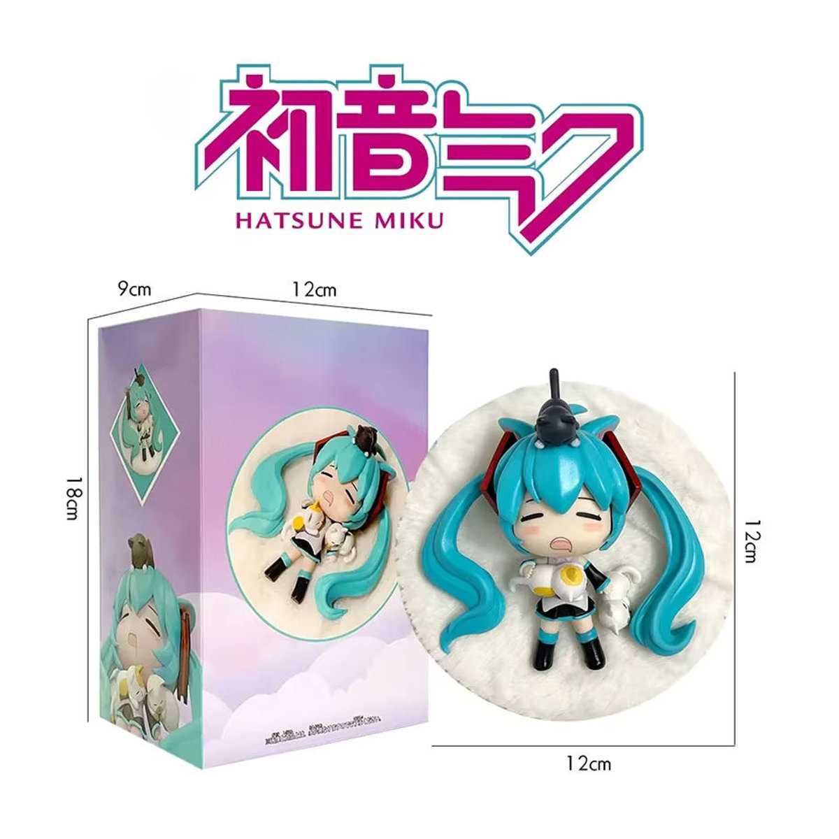 Bandai Hatsune Miku Anime Actionfigur mehrfarbig aus Kunststoff Höhe: 12 cm - Bild 6