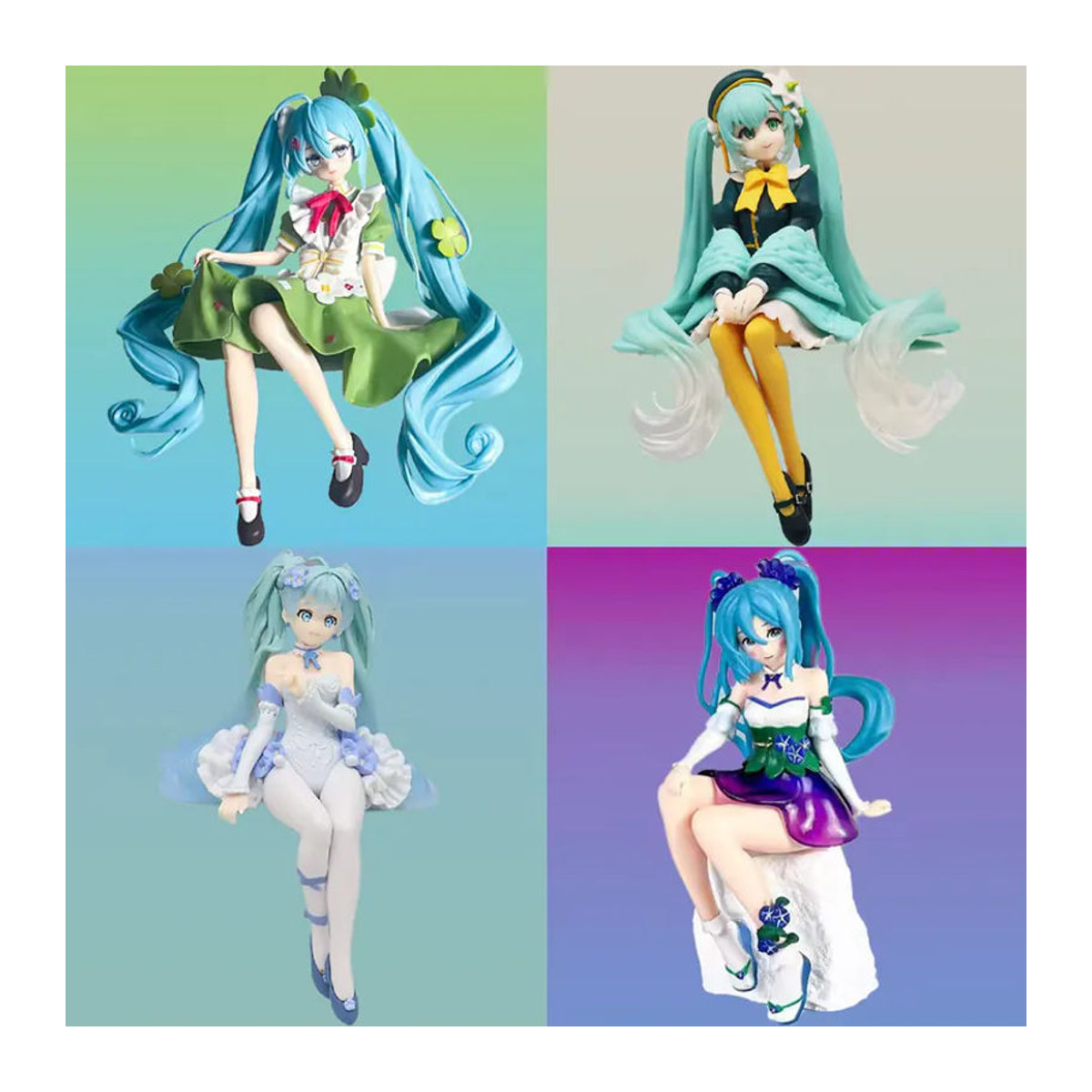 Bandai Hatsune Miku Anime Figur aus Kunststoff in Blau als dekorative Sammleredition - Bild 2