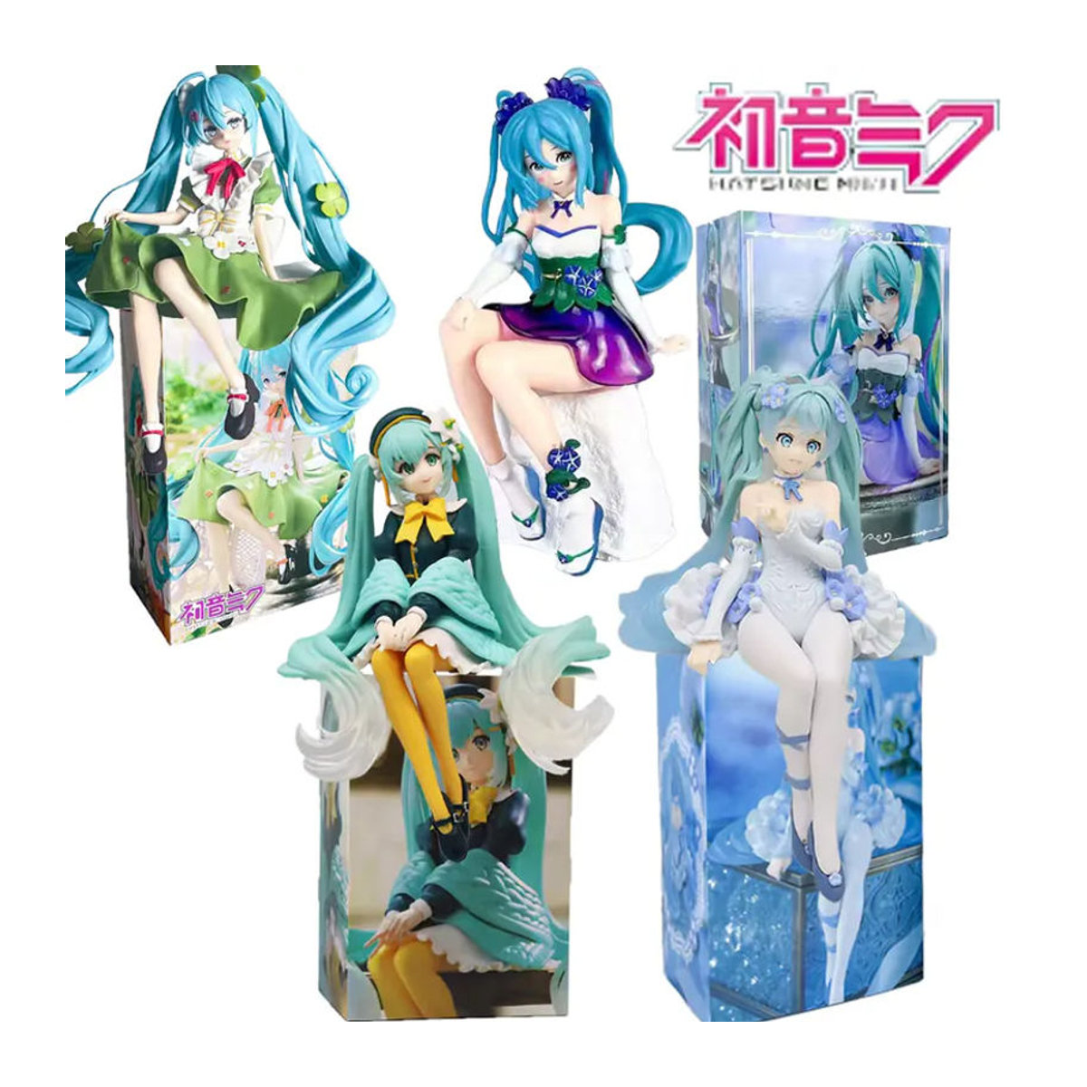 Bandai Hatsune Miku Anime Figur aus Kunststoff in Blau als dekorative Sammleredition - Bild 5
