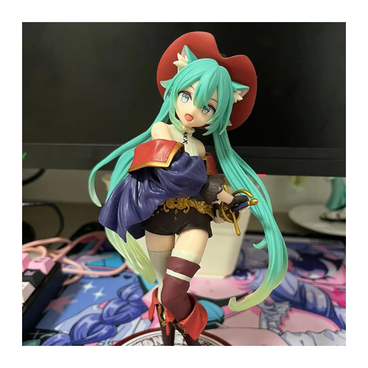 Bandai Hatsune Miku Anime-Figur aus Kunststoff, mehrfarbig, Höhe: 18 cm - Bild 5