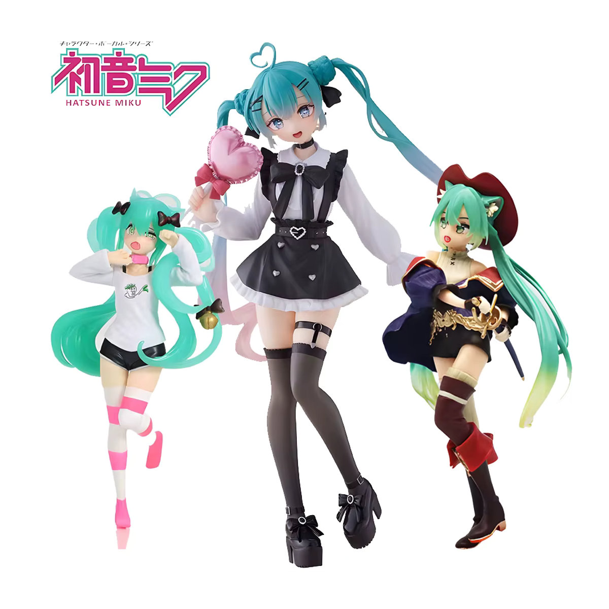 Bandai Hatsune Miku Anime-Figur aus Kunststoff, mehrfarbig, Höhe: 19 cm - Bild 1