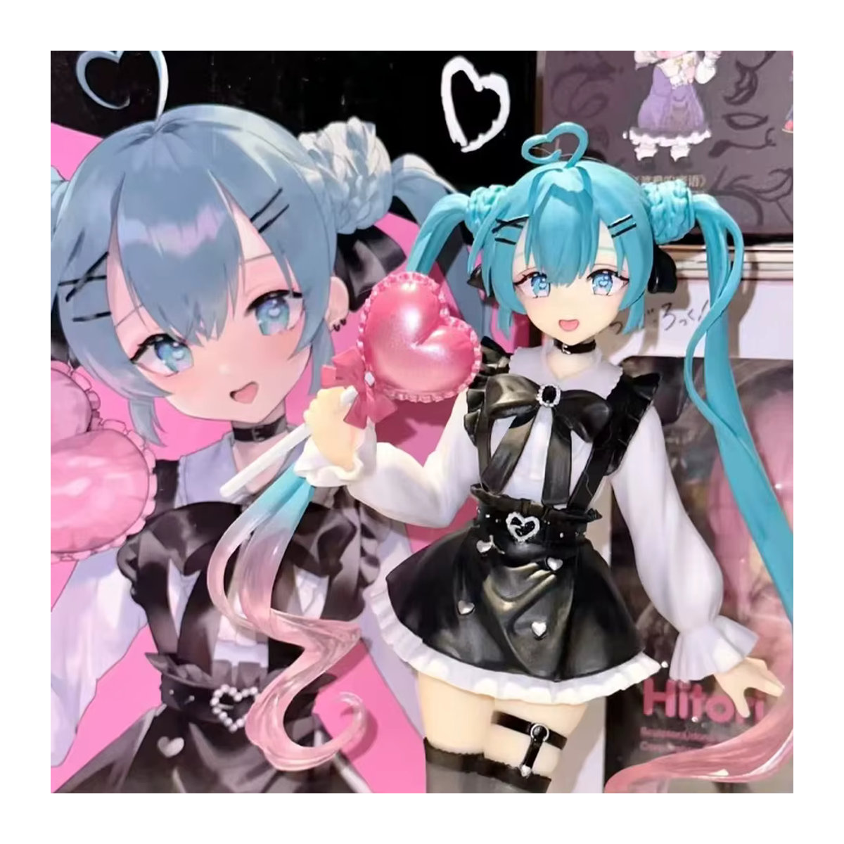 Bandai Hatsune Miku Anime-Figur aus Kunststoff, mehrfarbig, Höhe: 19 cm - Bild 3