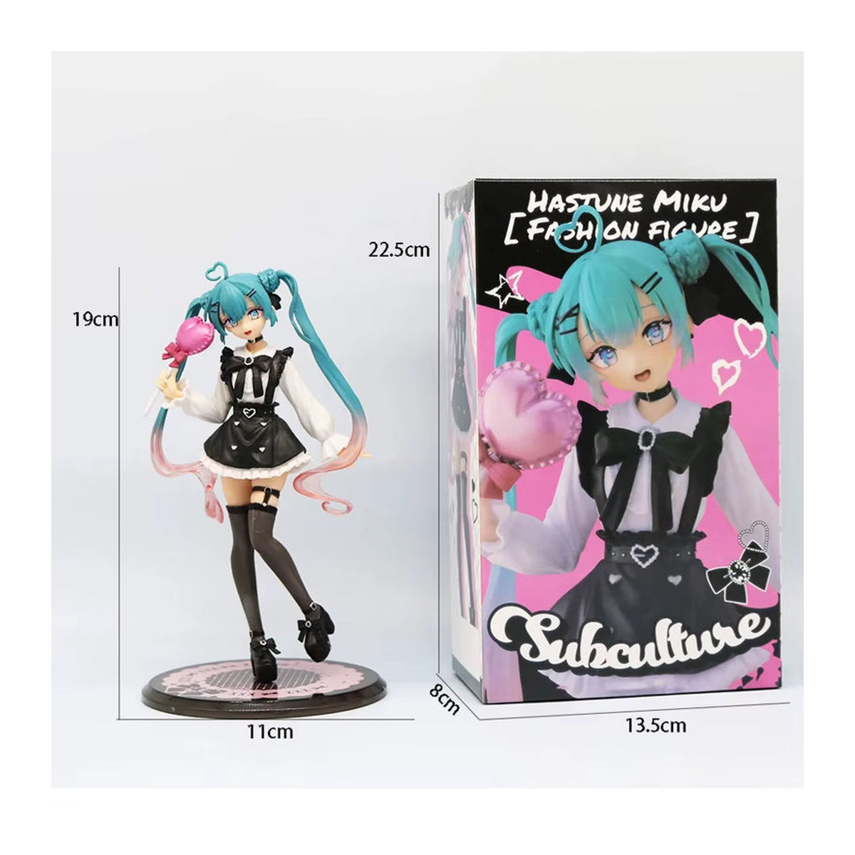 Bandai Hatsune Miku Anime Figur aus Kunststoff, mehrfarbig, Höhe: 20 cm - Bild 3