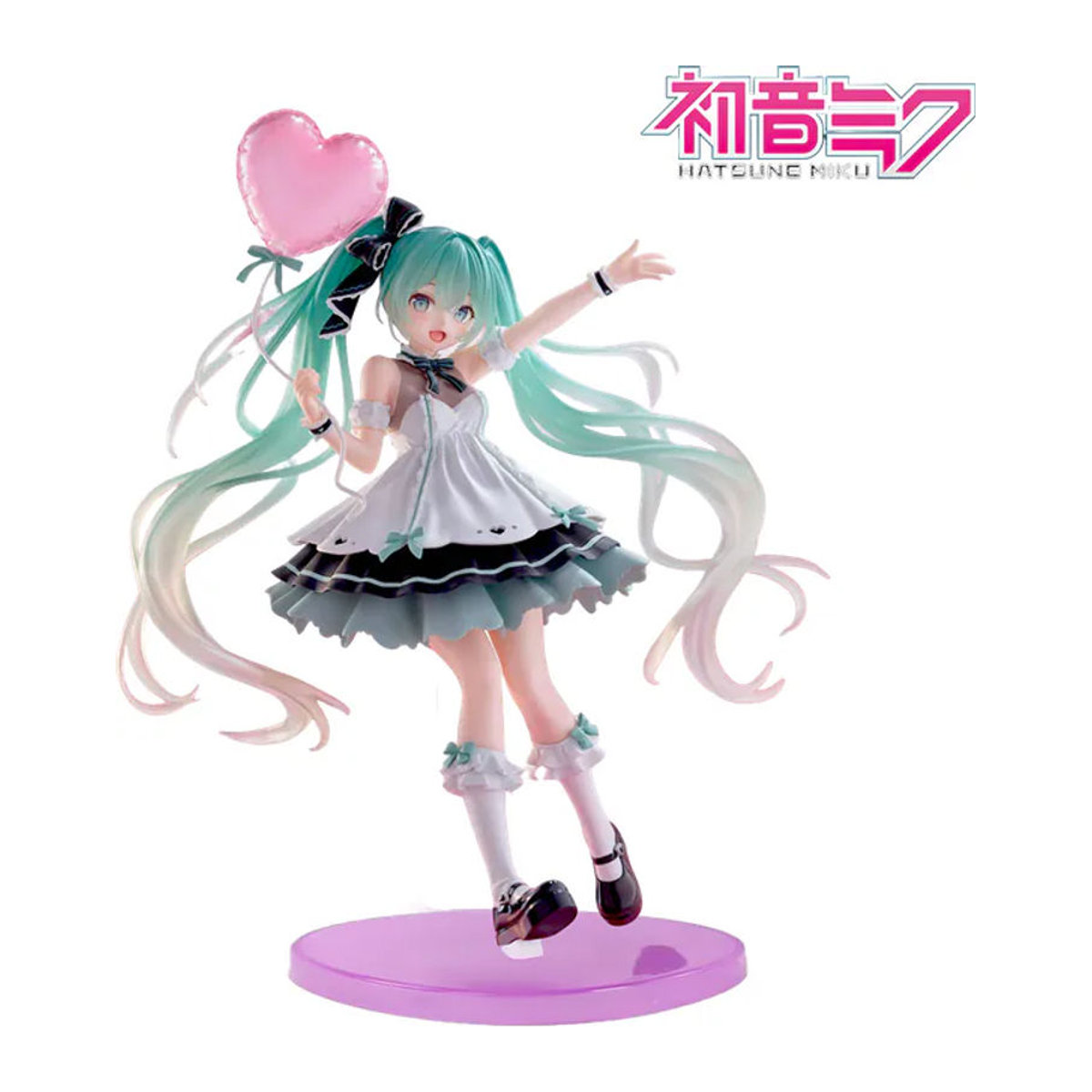 Bandai Hatsune Miku Anime-Figur aus Kunststoff, mehrfarbige Kawaii Cartoon Actionfigur für Kinder und als Dekoration - Bild 1