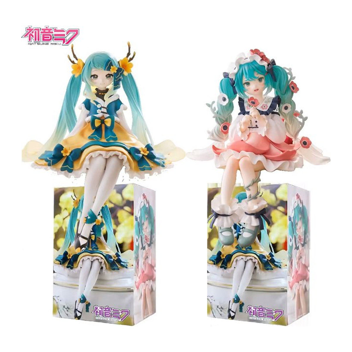 Bandai Hatsune Miku Anime Figur Blume Fee aus Kunststoff, mehrfarbig - Bild 1