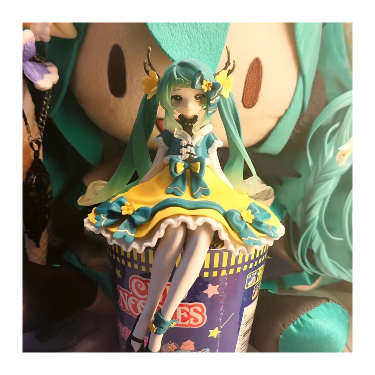 Bandai Hatsune Miku Anime-Figur Blumenfee-Kollektion aus Kunststoff, mehrfarbig - Bild 4