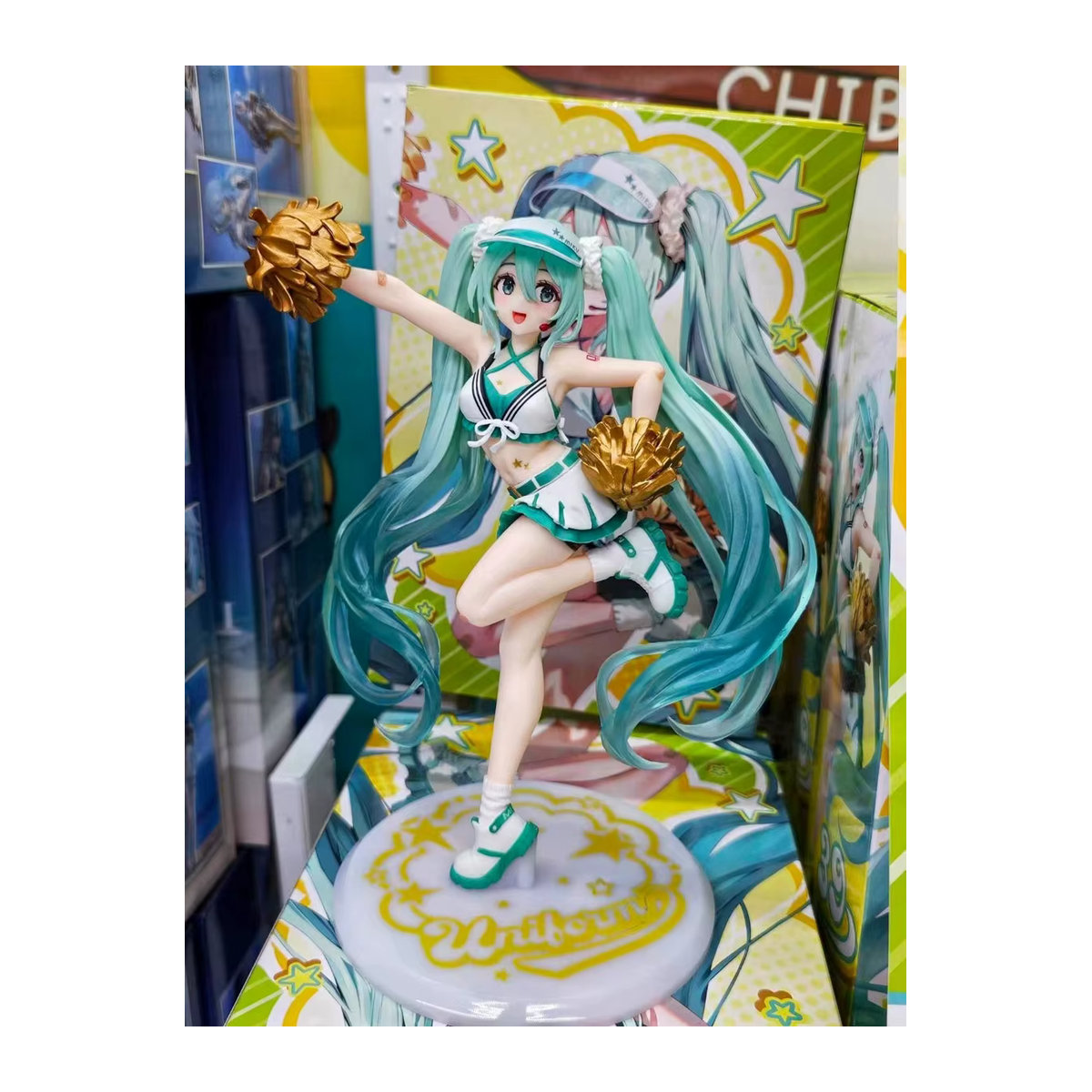 Bandai Hatsune Miku Anime Figur Cheerleader, mehrfarbig, Höhe: 18 cm - Bild 4