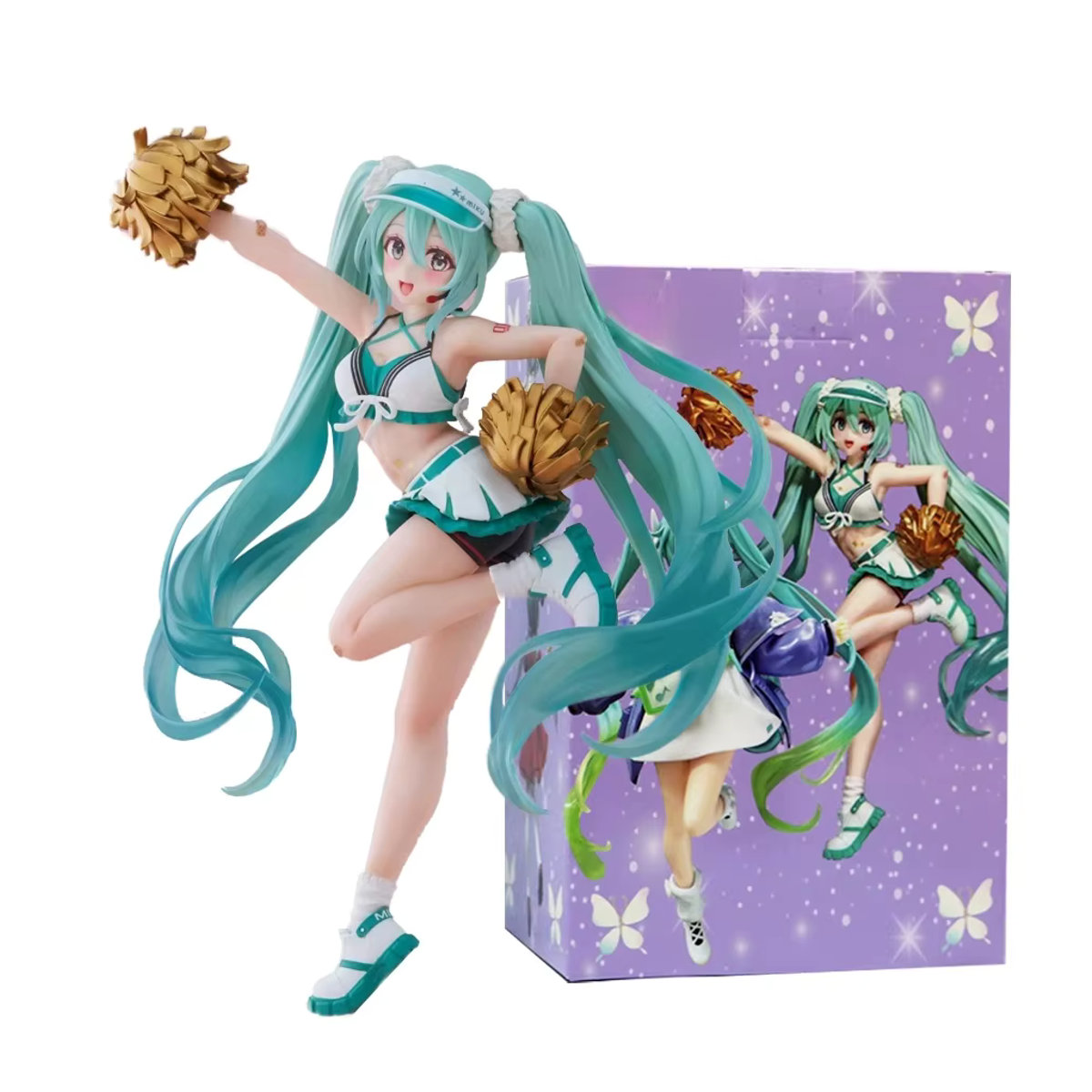 Bandai Hatsune Miku Anime Figur Cheerleader, mehrfarbig, Höhe: 18 cm - Bild 6