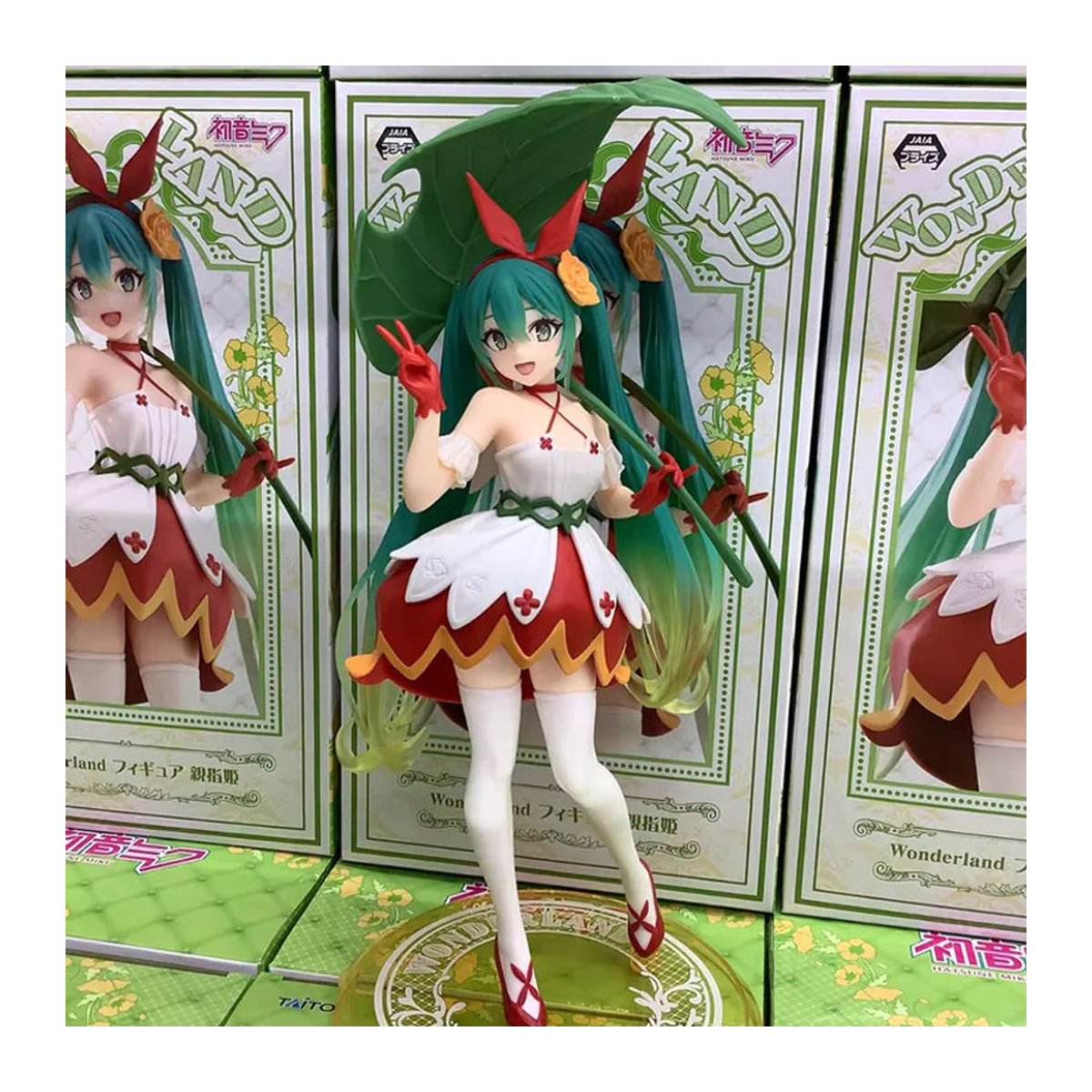 Bandai Hatsune Miku Anime-Figur in Rosa mit Kirschblüten-Dekoration aus Kunststoff - Bild 4