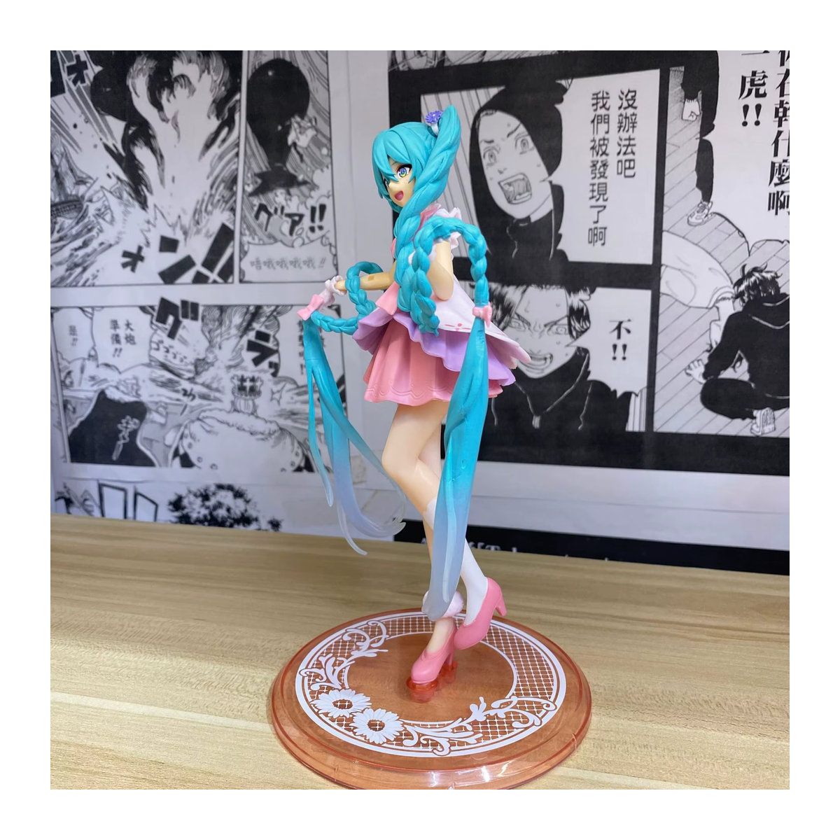 Bandai Hatsune Miku Anime Figur Märchen Wunderland Schönheit in Mehrfarbig, Höhe: 20 cm - Bild 2