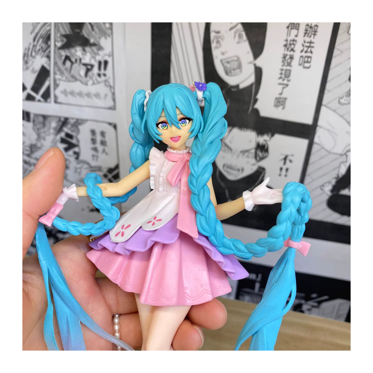 Bandai Hatsune Miku Anime Figur Märchen Wunderland Schönheit in Mehrfarbig, Höhe: 20 cm - Bild 3