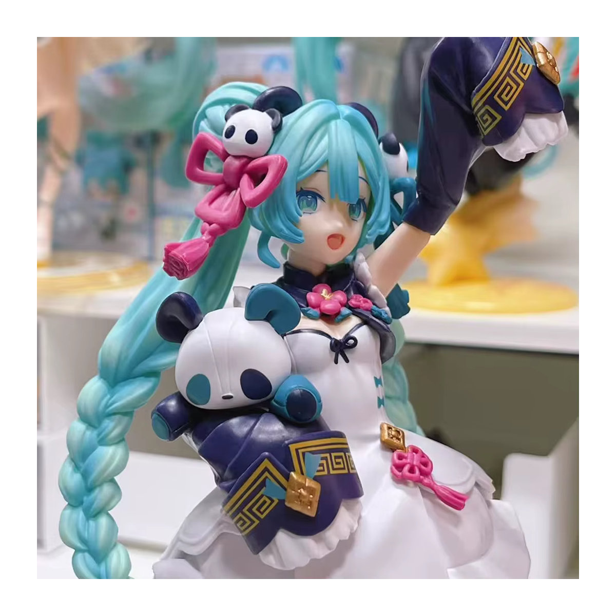 Bandai Hatsune Miku Anime Figur mit Katzenohren und Teufel-Design, mehrfarbig, PVC-Modell - Bild 2