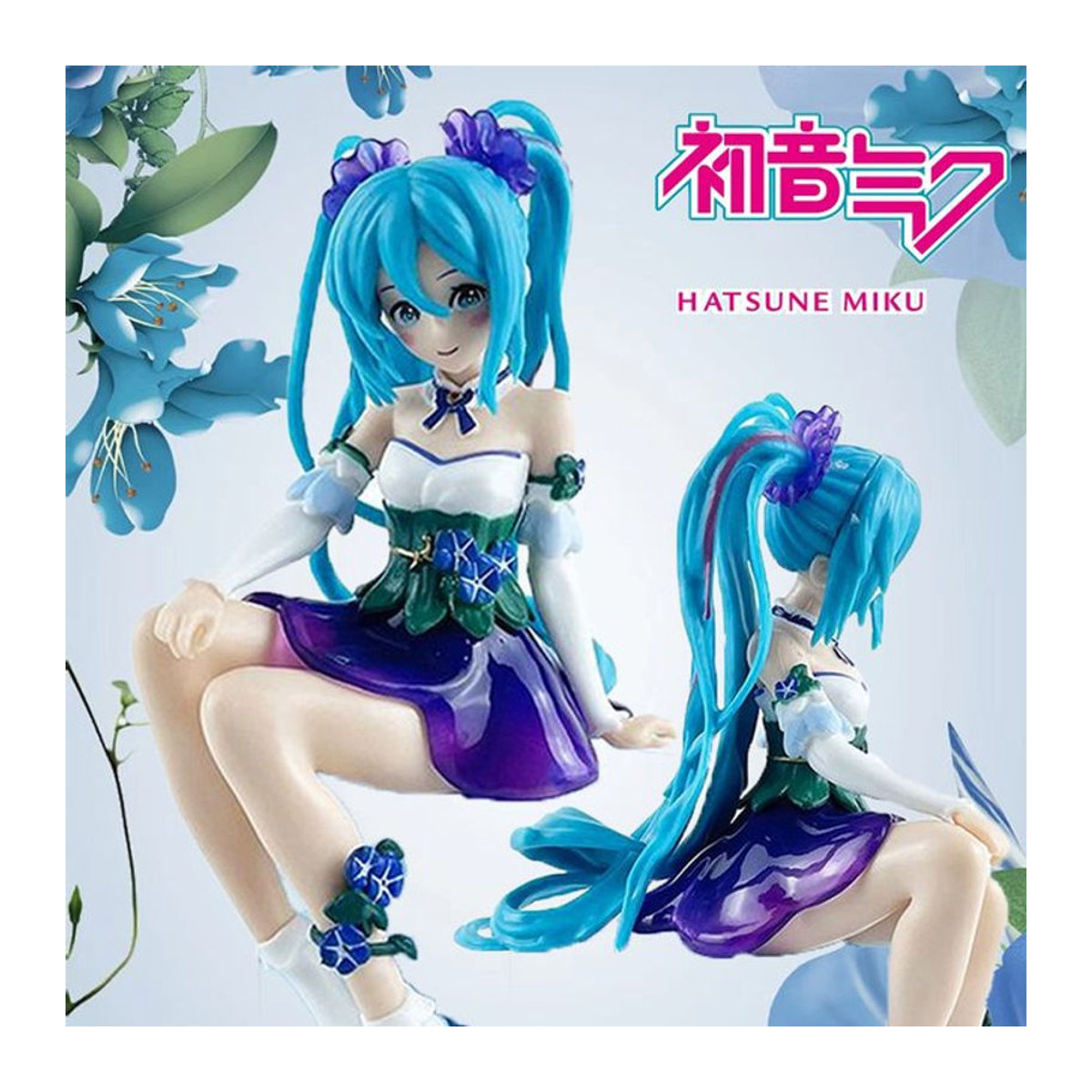 Bandai Hatsune Miku Anime Figur Morning Glory Fee als Sammlerstück und Ornament aus Kunststoff, mehrfarbig, Höhe: 15 cm - Bild 1