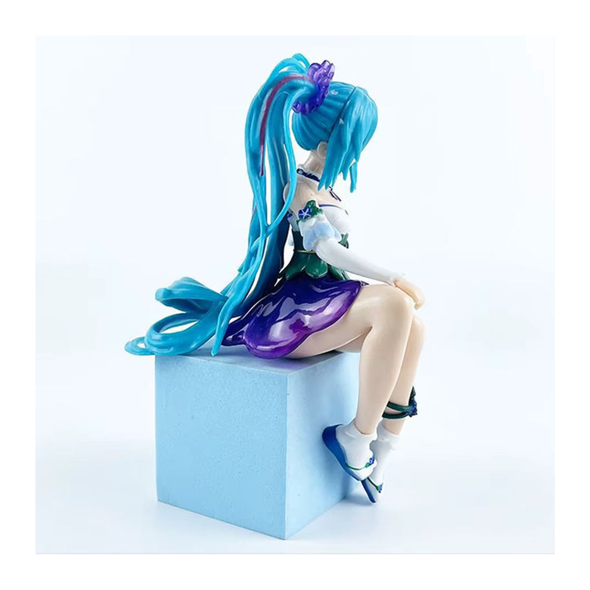 Bandai Hatsune Miku Anime Figur Morning Glory Fee als Sammlerstück und Ornament aus Kunststoff, mehrfarbig, Höhe: 15 cm - Bild 3