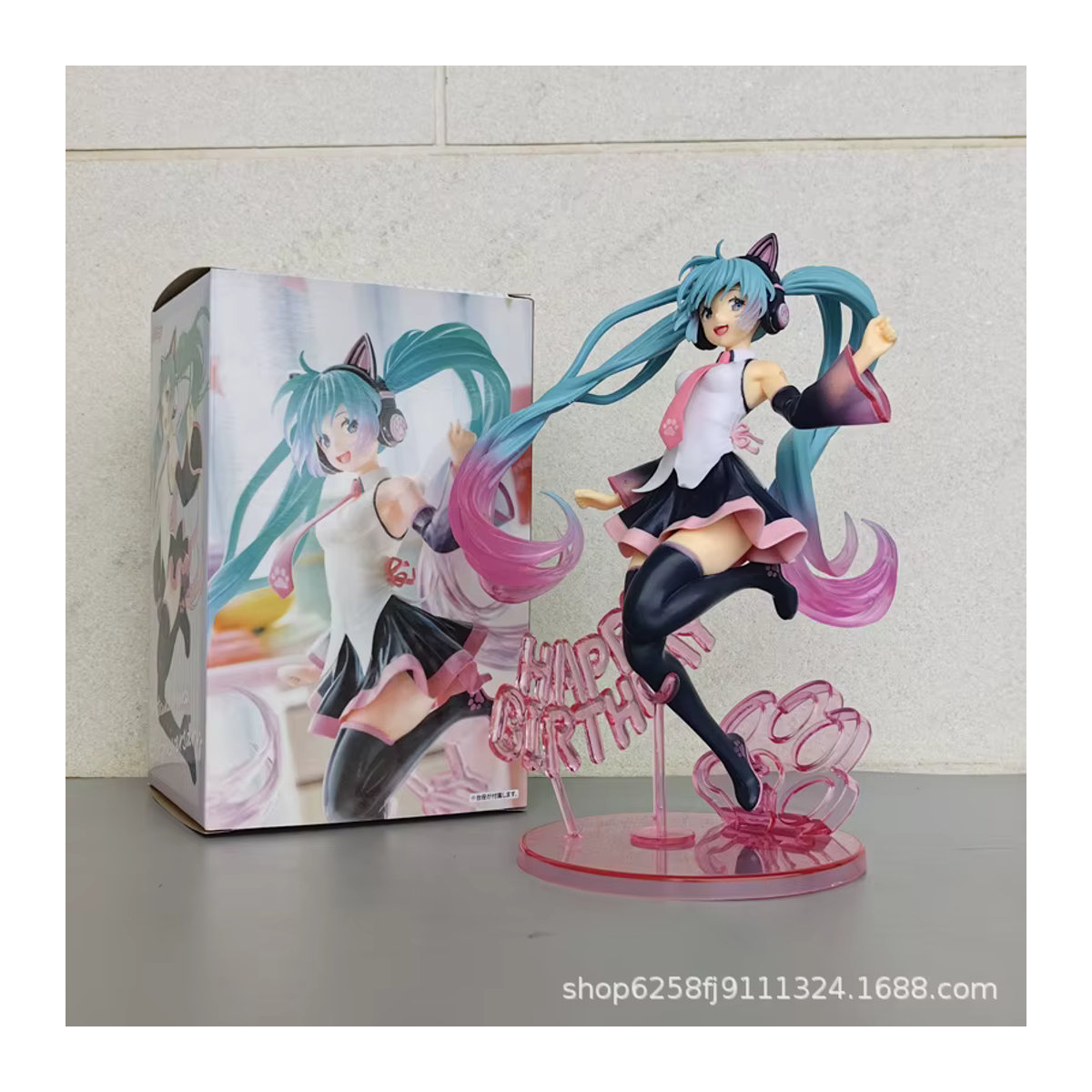 Bandai Hatsune Miku Anime Figur Vocaloid Manga Action Figure, mehrfarbig, Höhe: 23 cm - Bild 2
