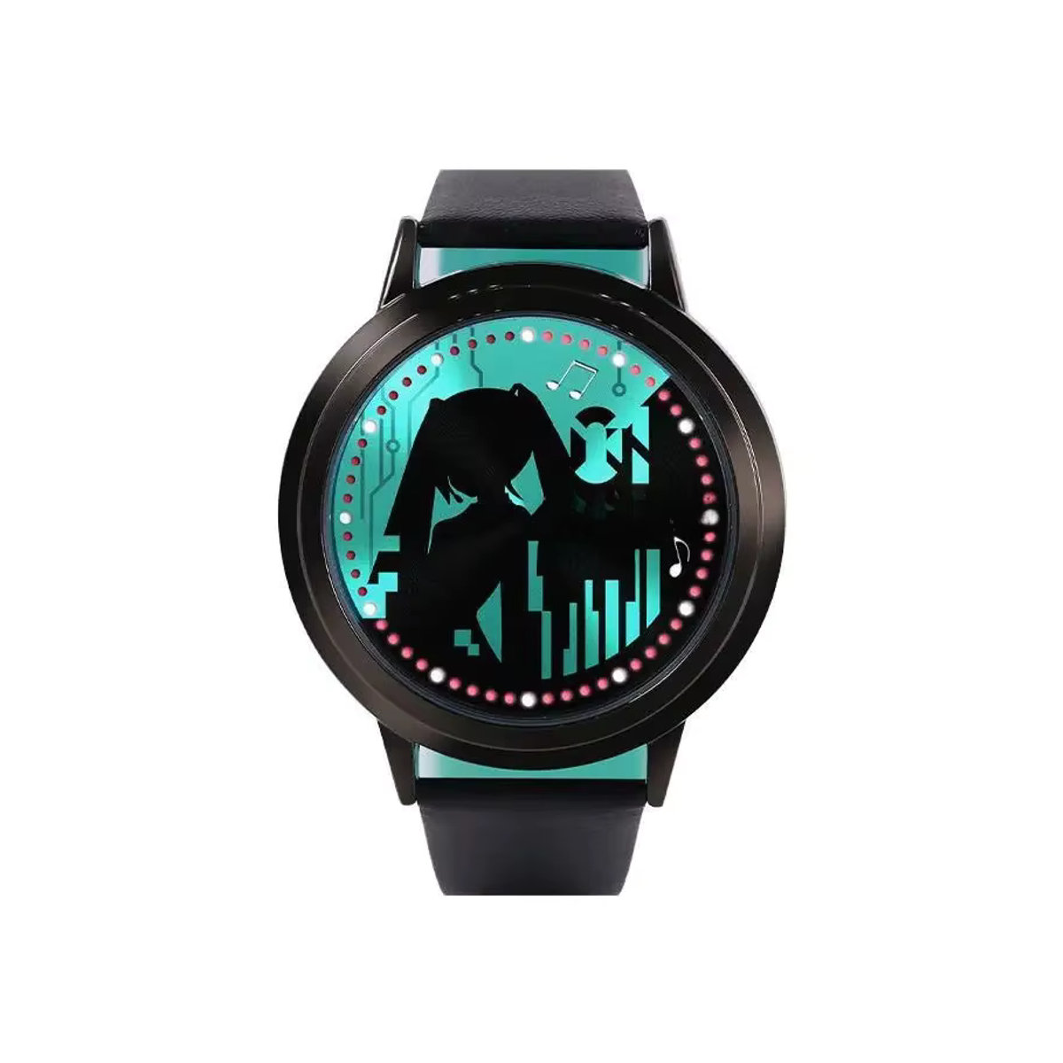Bandai Hatsune Miku Anime Wanduhr in Mehrfarbig, Rundes Design aus Kunststoff - Bild 5