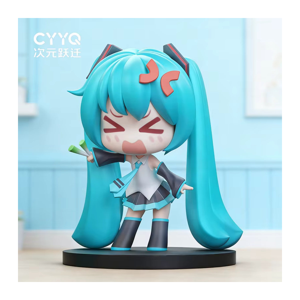 Bandai Hatsune Miku Chuyin Anime Figur aus Kunststoff, mehrfarbig, stehendes Modell für den Schreibtisch - Bild 2