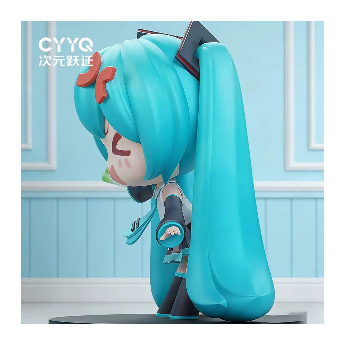 Bandai Hatsune Miku Chuyin Anime Figur aus Kunststoff, mehrfarbig, stehendes Modell für den Schreibtisch - Bild 3