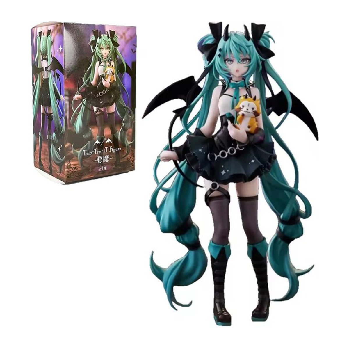 Bandai Hatsune Miku Kleine Teufel Waschbär Actionfigur aus PVC, mehrfarbig, Höhe: 19 cm - Bild 1