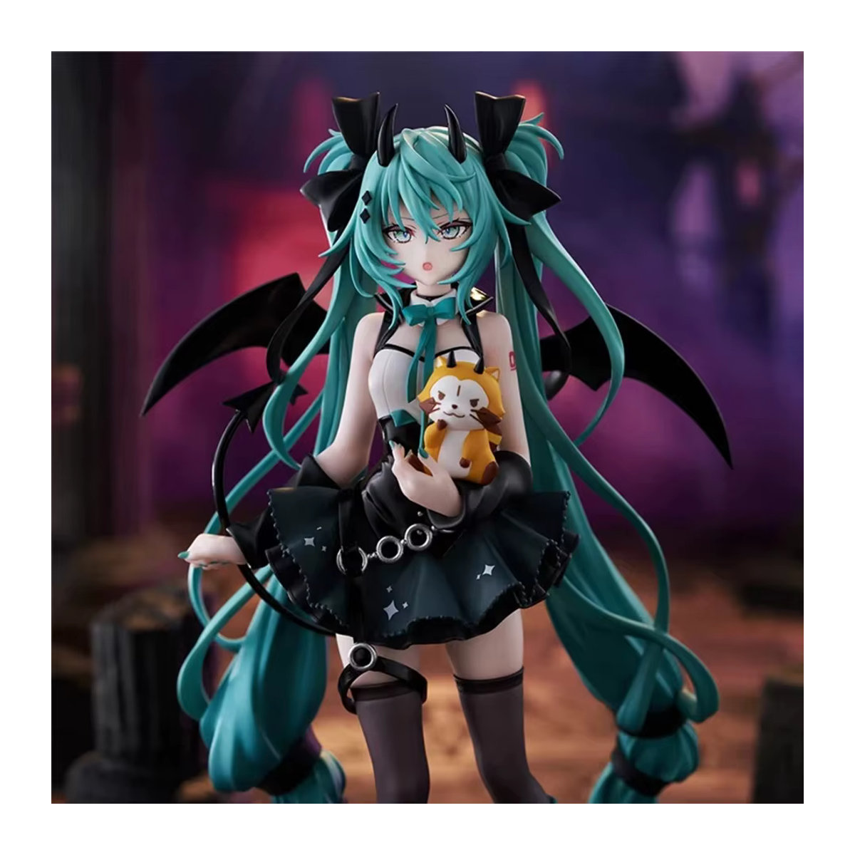 Bandai Hatsune Miku Kleine Teufel Waschbär Actionfigur aus PVC, mehrfarbig, Höhe: 19 cm - Bild 2