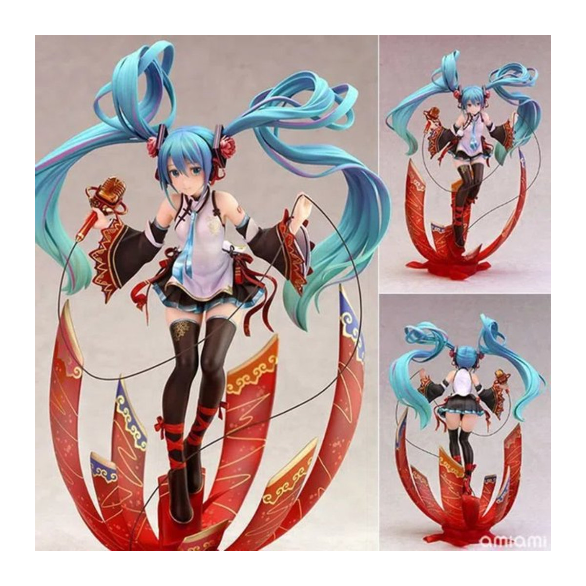 Bandai Hatsune Miku Konzert Szene Action Figur aus Kunststoff, mehrfarbig, stehende Haltung - Bild 1