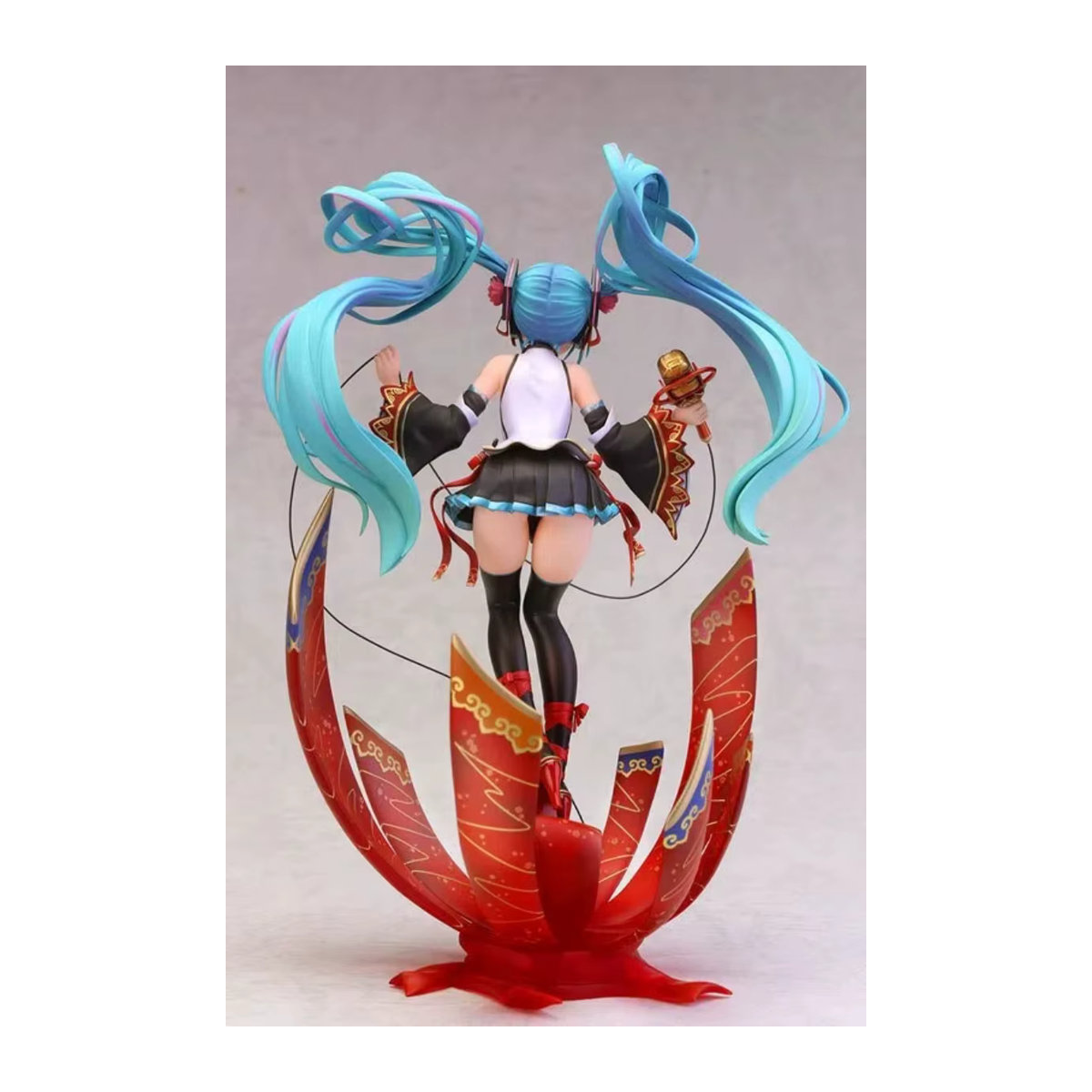 Bandai Hatsune Miku Konzert Szene Action Figur aus Kunststoff, mehrfarbig, stehende Haltung - Bild 5