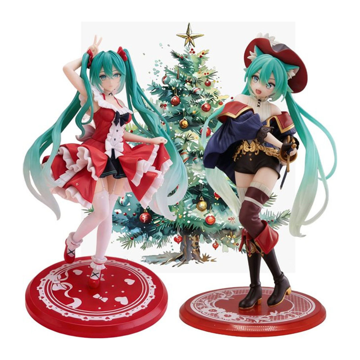 Bandai Hatsune Miku Lolita Anime Figur aus PVC in Mehrfarbig als dekorative Sammelstatue - Bild 1