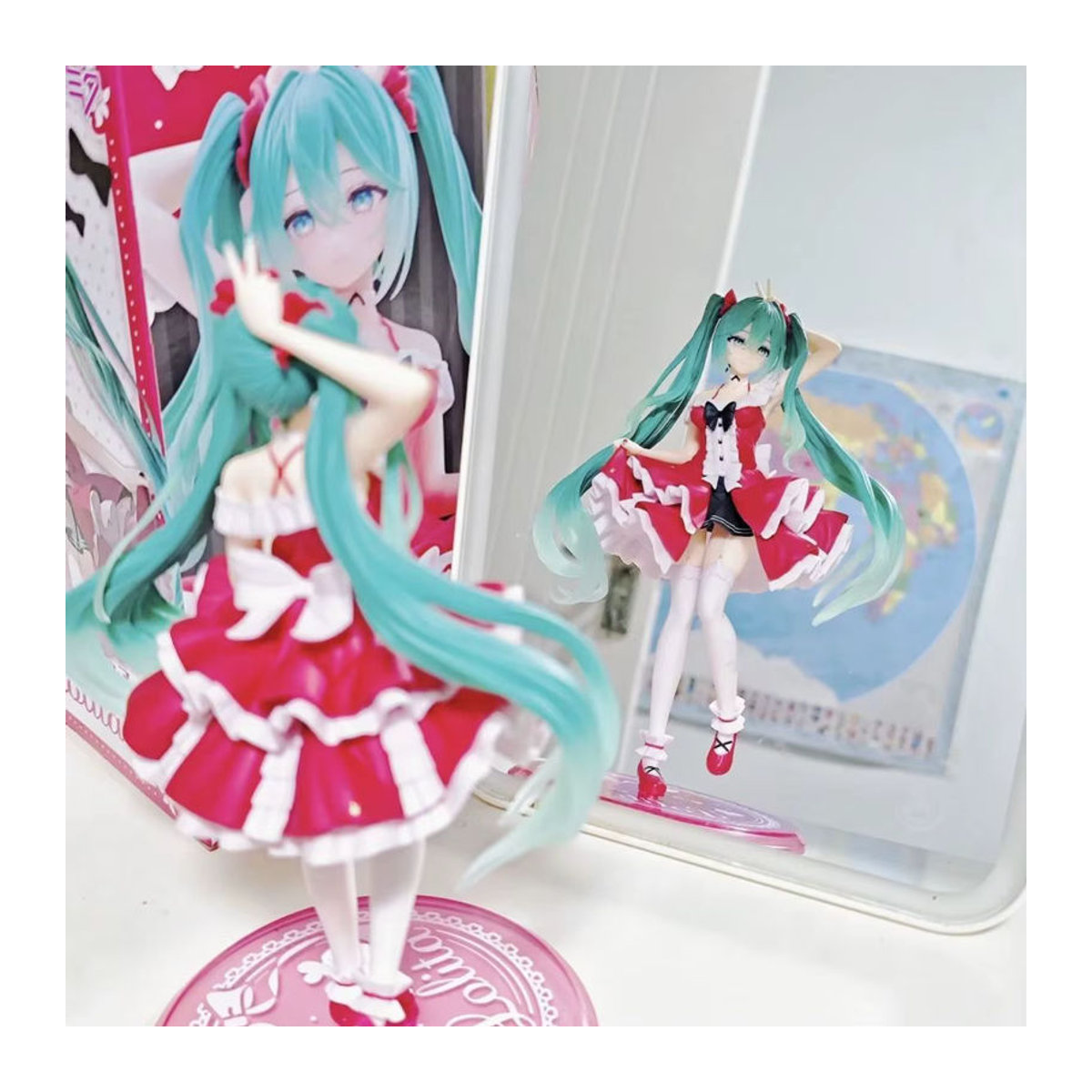 Bandai Hatsune Miku Lolita Anime Figur in Mehrfarbig als dekoratives Modell aus Kunststoff - Bild 3