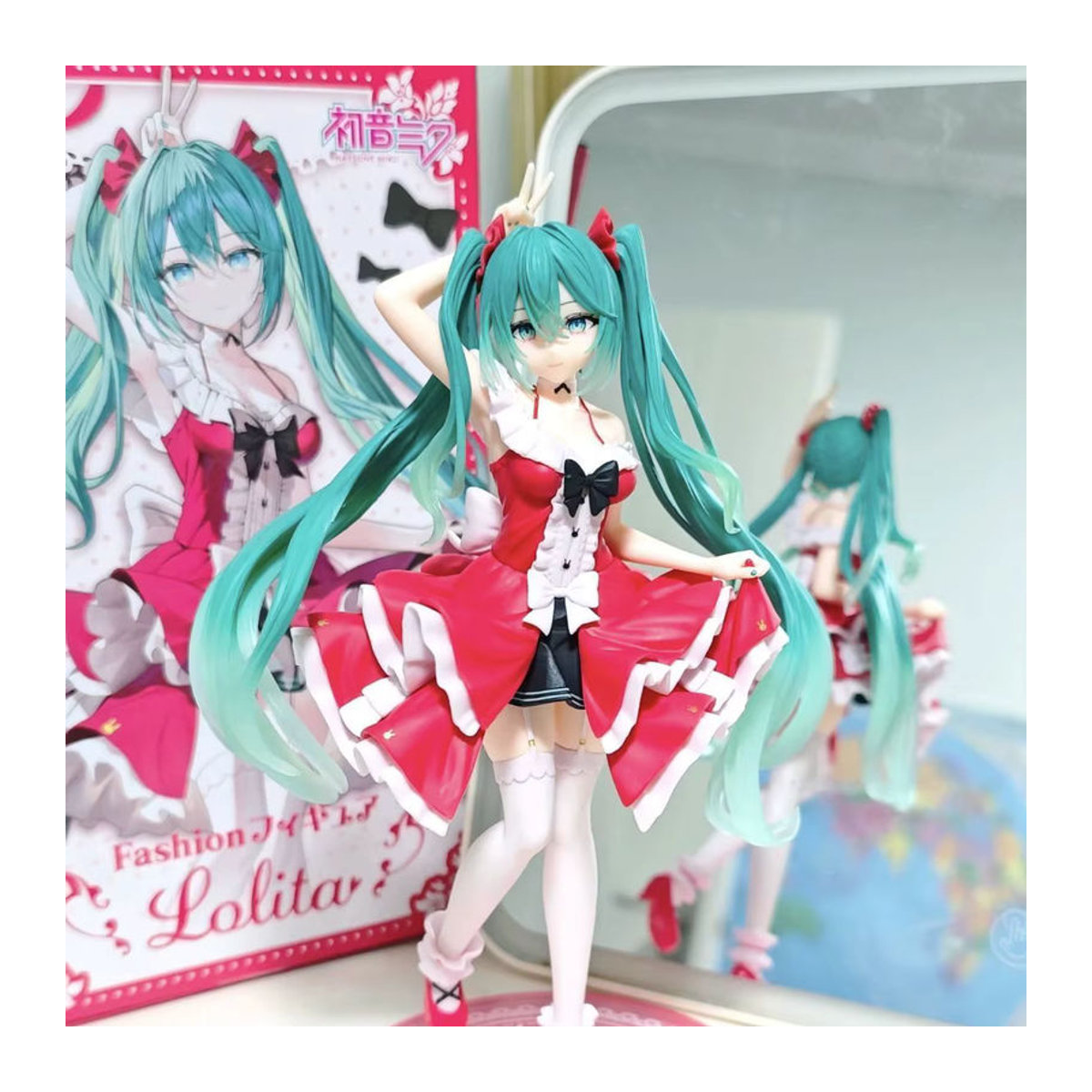 Bandai Hatsune Miku Lolita Anime Figur in Mehrfarbig als dekoratives Modell aus Kunststoff - Bild 4