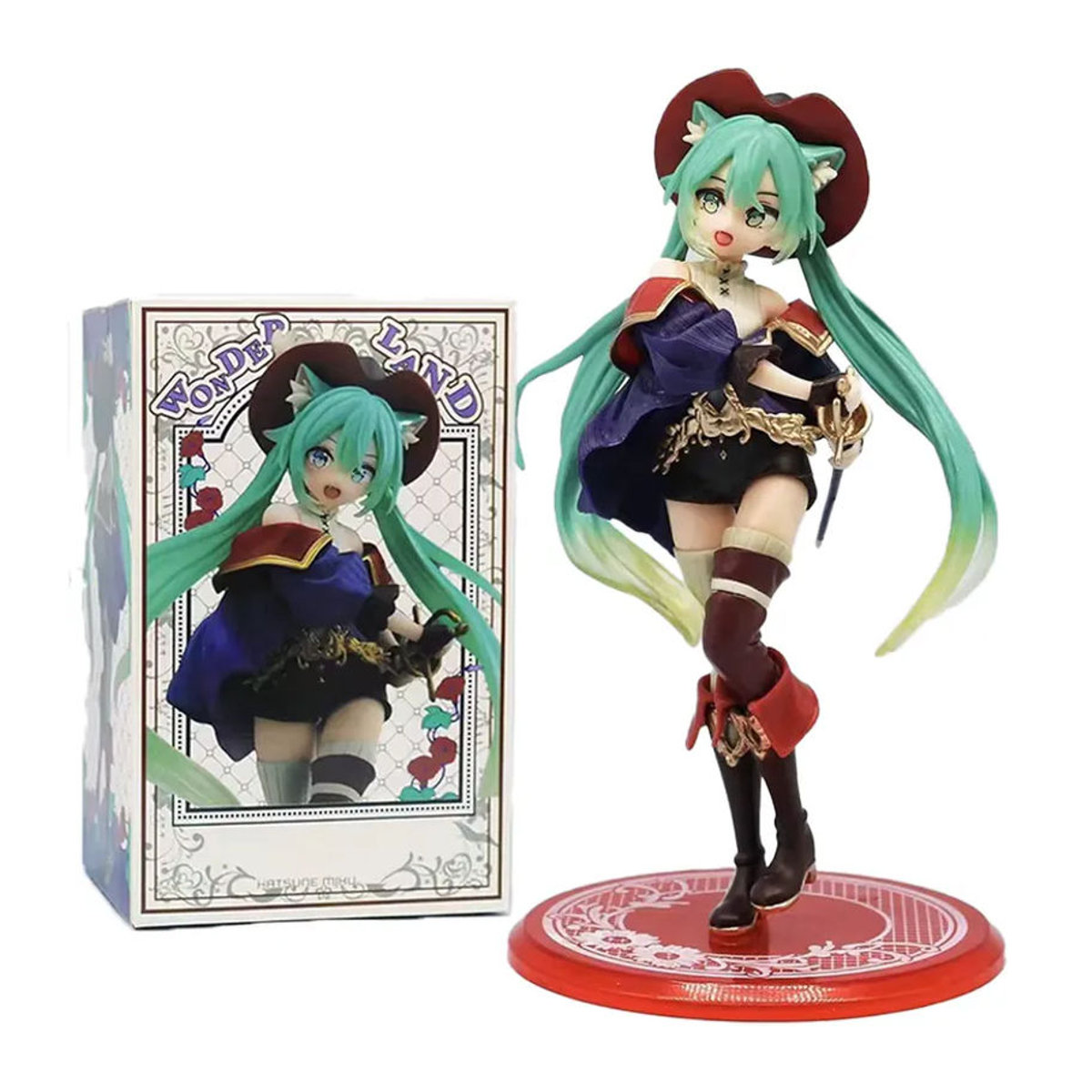 Bandai Hatsune Miku Märchenwunderland Der gestiefelte Kater Anime-Actionfigur, mehrfarbig, Höhe: 19 cm - Bild 6