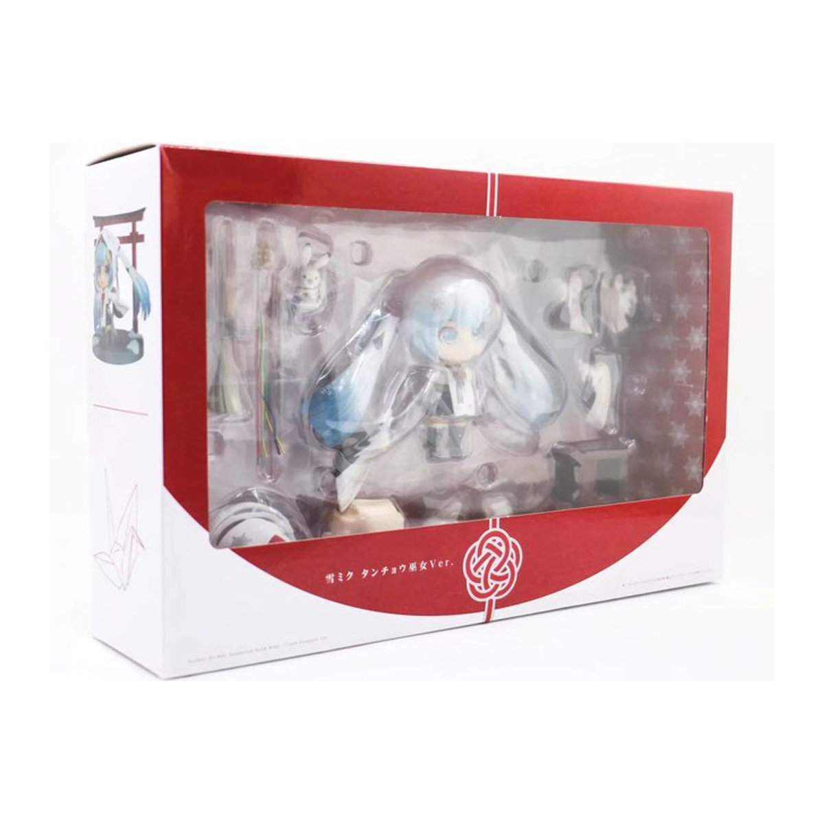 Bandai Hatsune Miku Schnee Hexe Q-Version Actionfigur aus Kunststoff, mehrfarbig, Dekorationsfigur für deinen Schreibtisch - Bild 1
