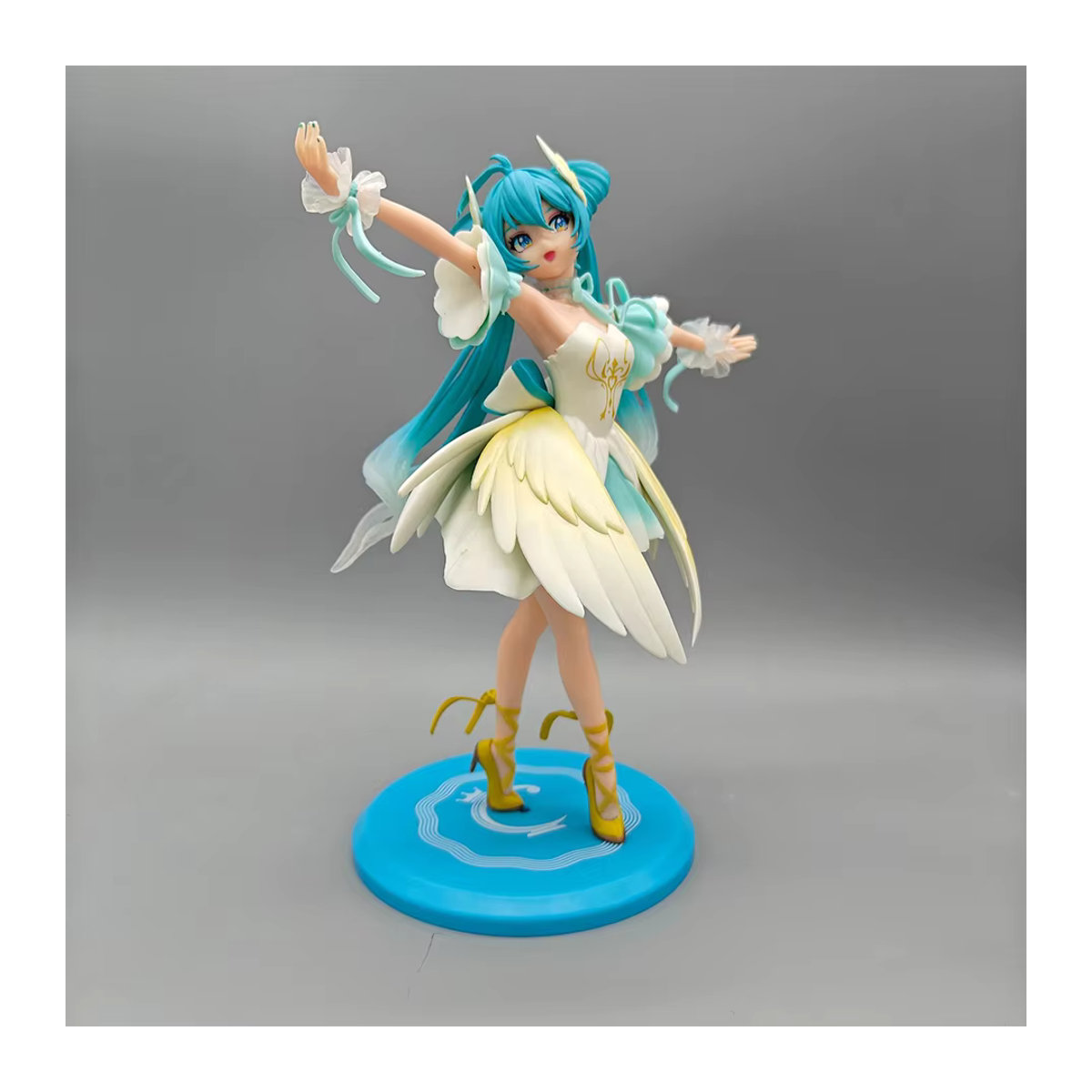 Bandai Hatsune Miku Schwan Ballett Charakter Modell Statue aus PVC, mehrfarbig, Desktop Dekoration für Sammler - Bild 2