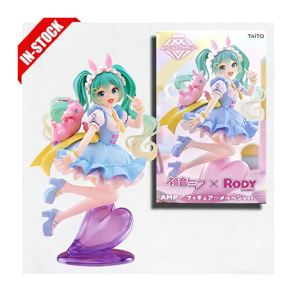 Bandai Hatsune Miku x Rody Anime Actionfigur aus Kunststoff in Blau als dekoratives Sammlermodell für Kinder - Bild 2