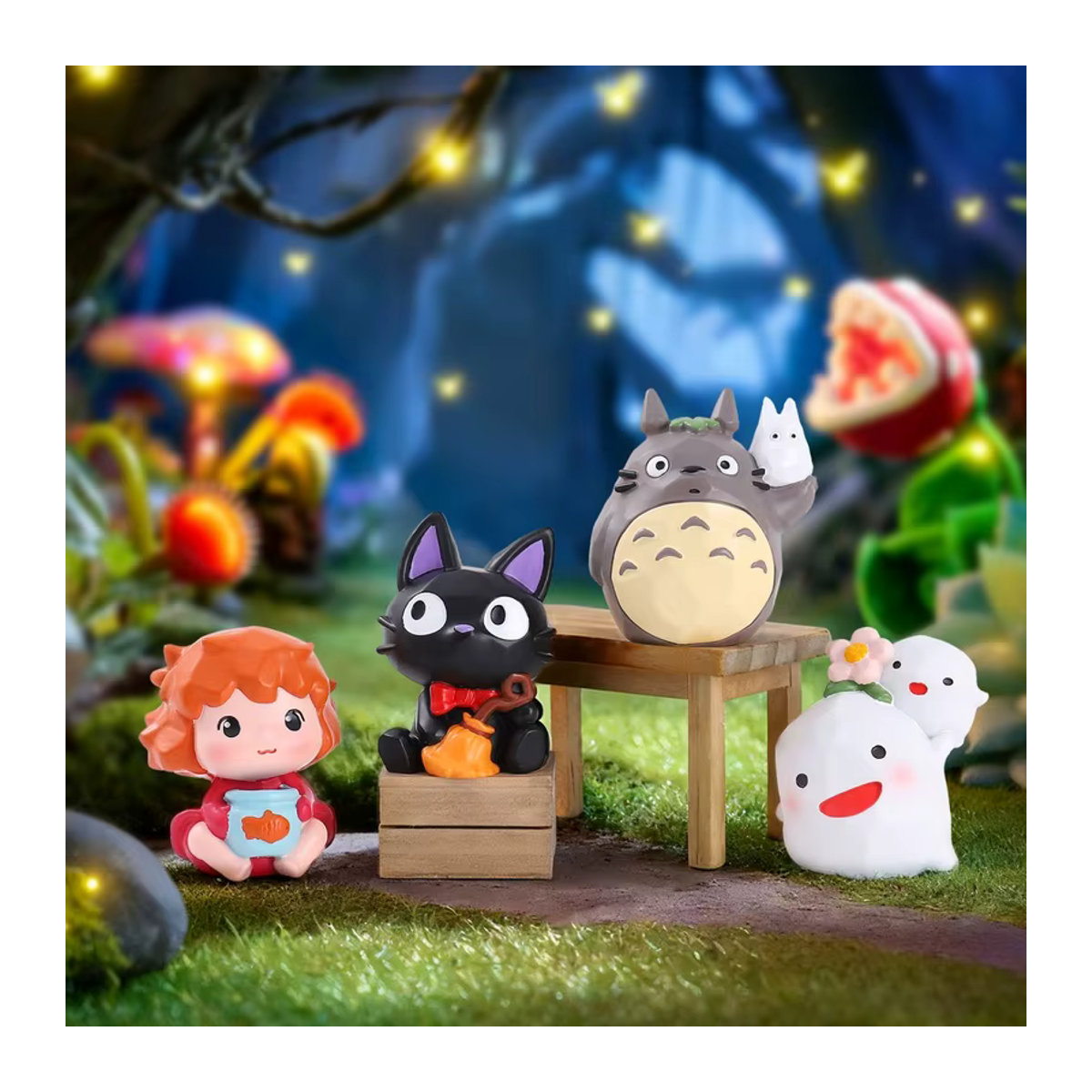 Bandai Hayao Miyazaki Anime Blind Box Modell Dekorationsfigur mehrfarbig - Bild 2