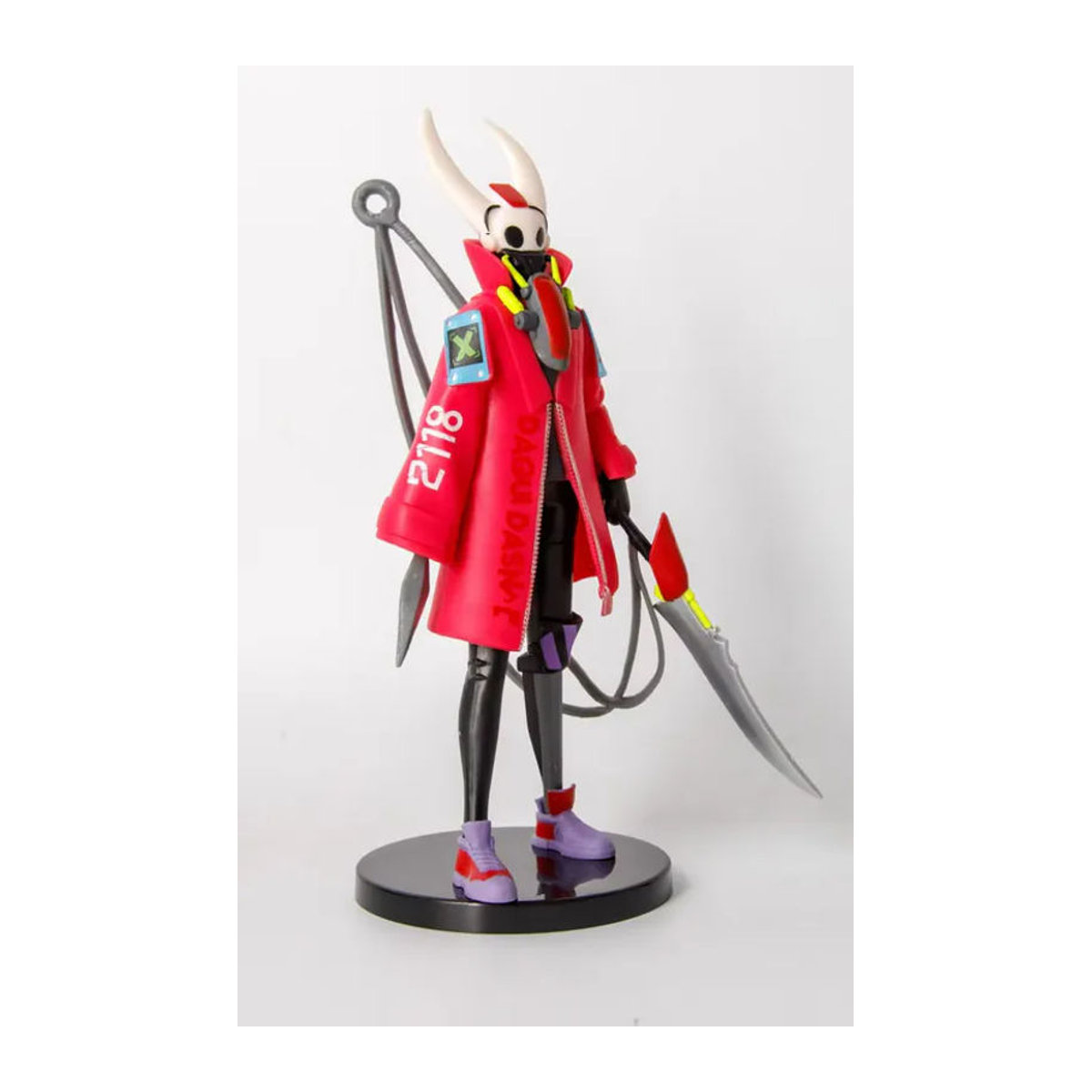 Bandai Hollow Knight Actionfigur im Cyberpunk-Stil als Sammlermodell und Desktop-Dekoration in Lila und Mehrfarbig - Bild 4