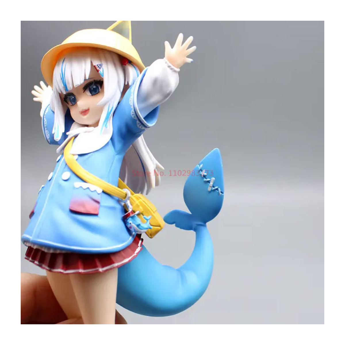 Bandai Holo Live Gawr Gura Anime Actionfigur aus Kunststoff, mehrfarbig, Höhe: 18 cm - Bild 4