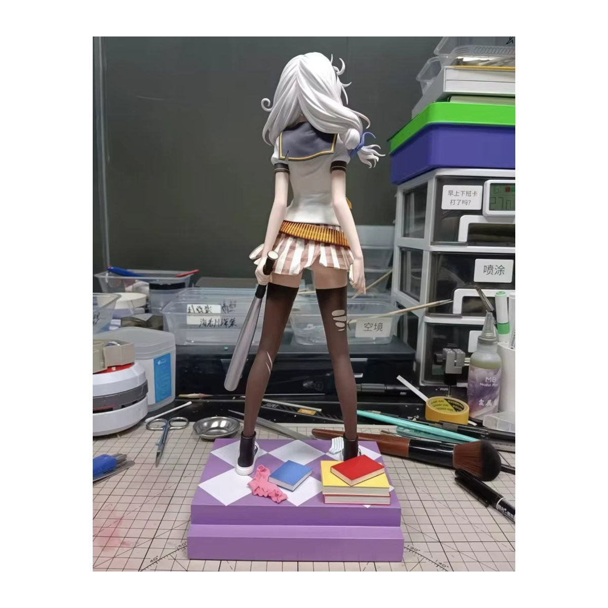 Bandai Honkai Impact 3 Kiana Kaslana Figur, mehrfarbige Anime Statue als Schreibtischdekoration und Sammlerstück - Bild 3