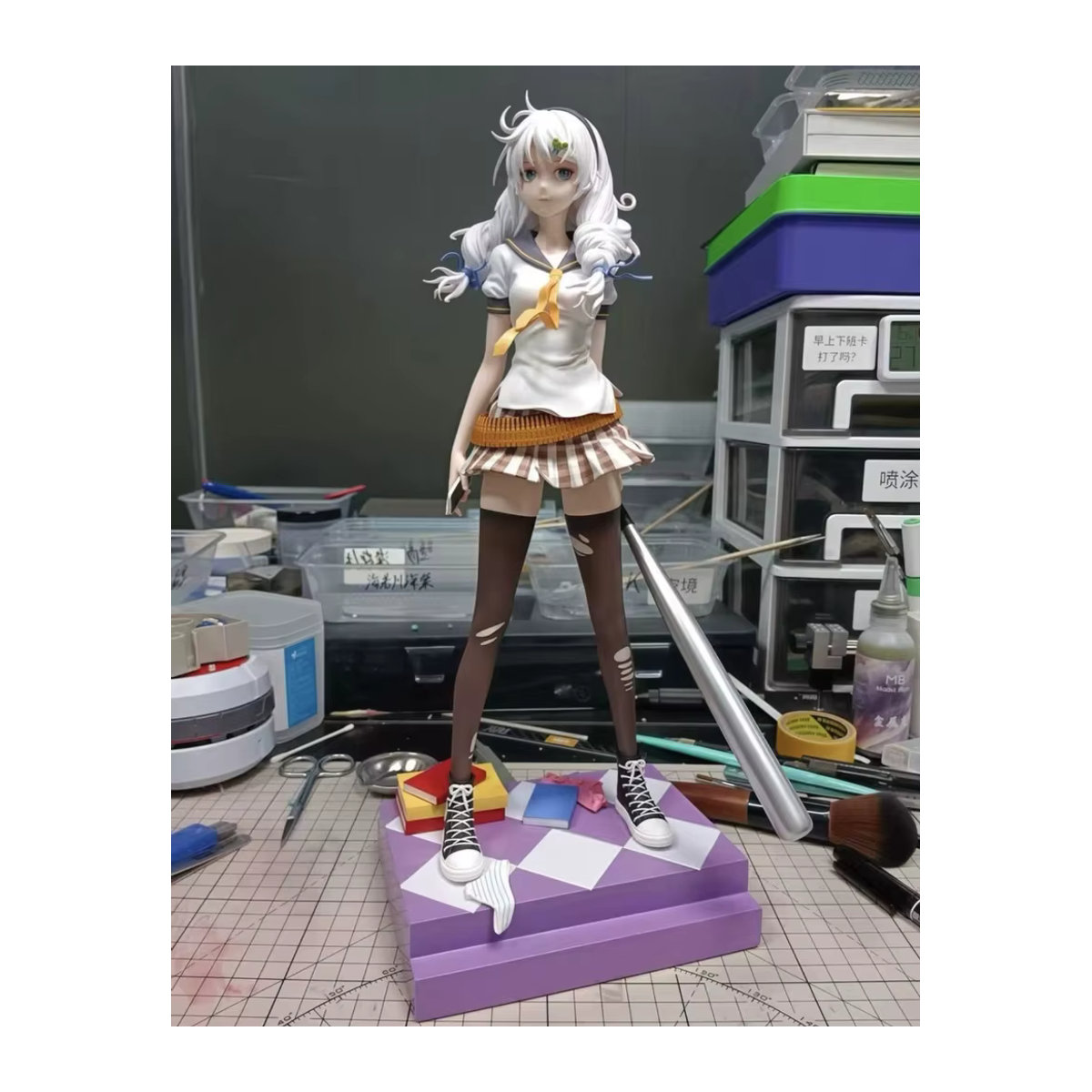 Bandai Honkai Impact 3 Kiana Kaslana Figur, mehrfarbige Anime Statue als Schreibtischdekoration und Sammlerstück - Bild 4