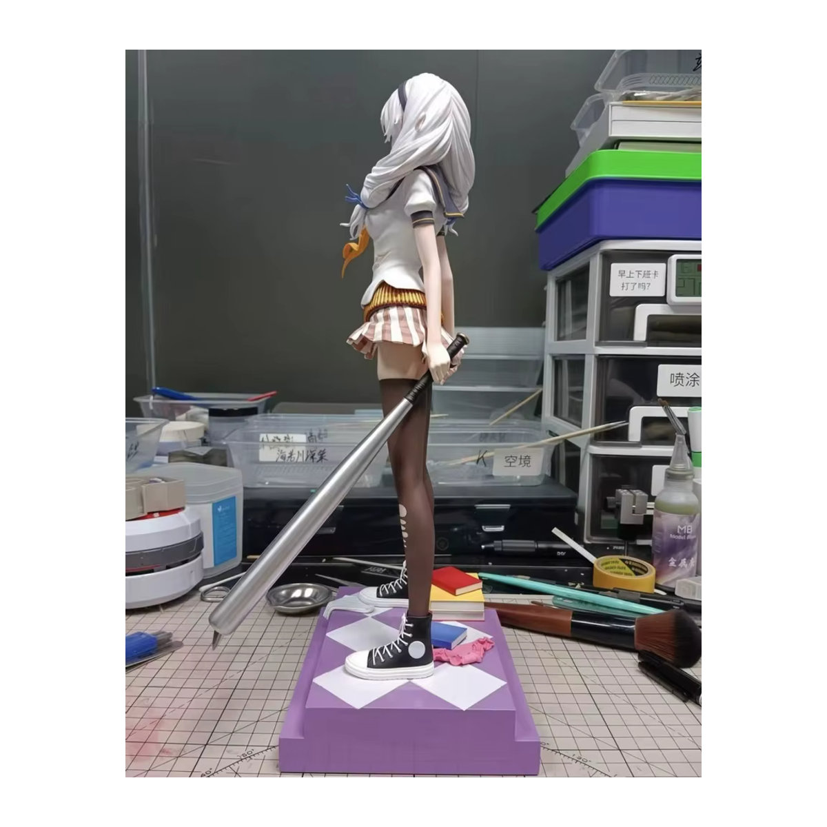 Bandai Honkai Impact 3 Kiana Kaslana Figur, mehrfarbige Anime Statue als Schreibtischdekoration und Sammlerstück - Bild 5
